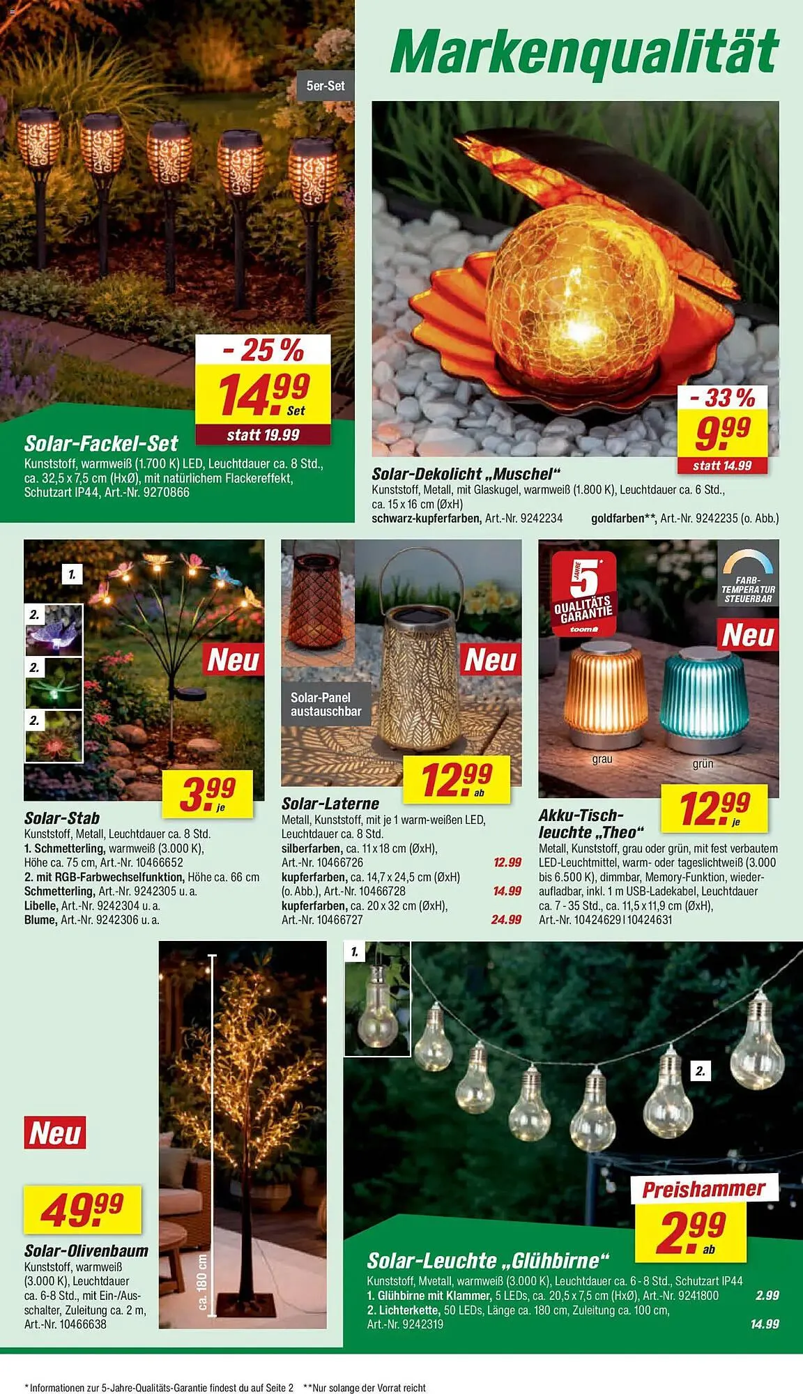 Toom Baumarkt Prospekt von 25. April bis 1. Mai 2026 - Prospekt seite 12