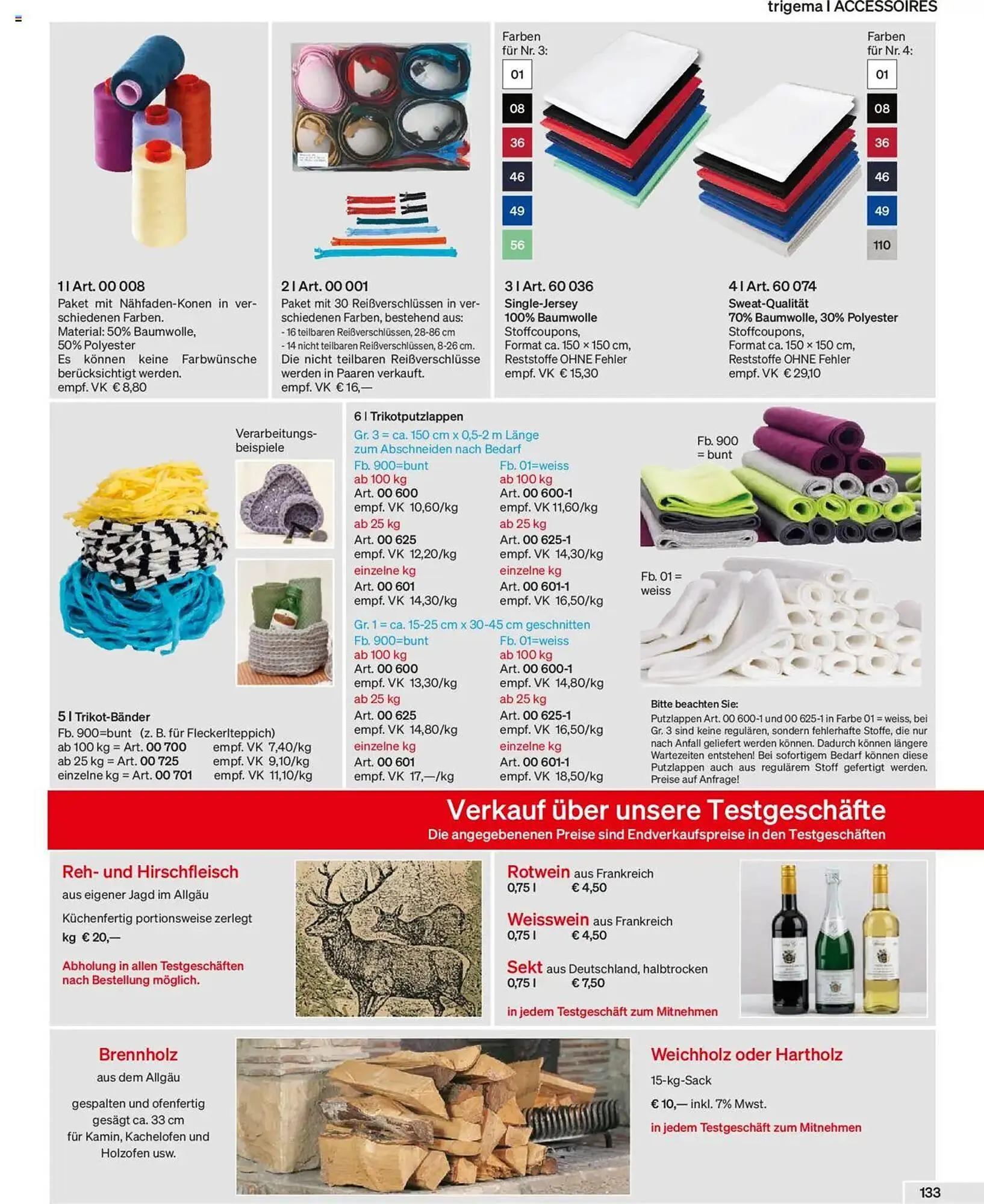 Trigema Prospekt von 17. Februar bis 17. August 2025 - Prospekt seite 133