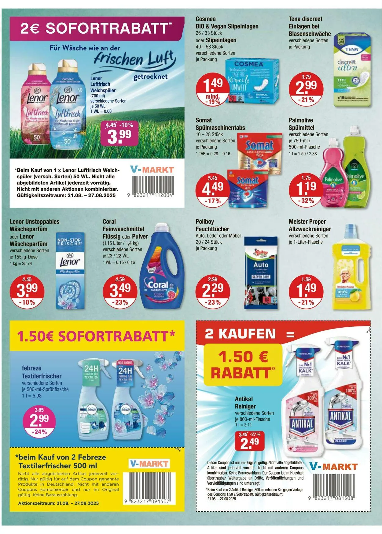 V-Markt Aktueller Prospekt von 21. August bis 27. August 2025 - Prospekt seite 10