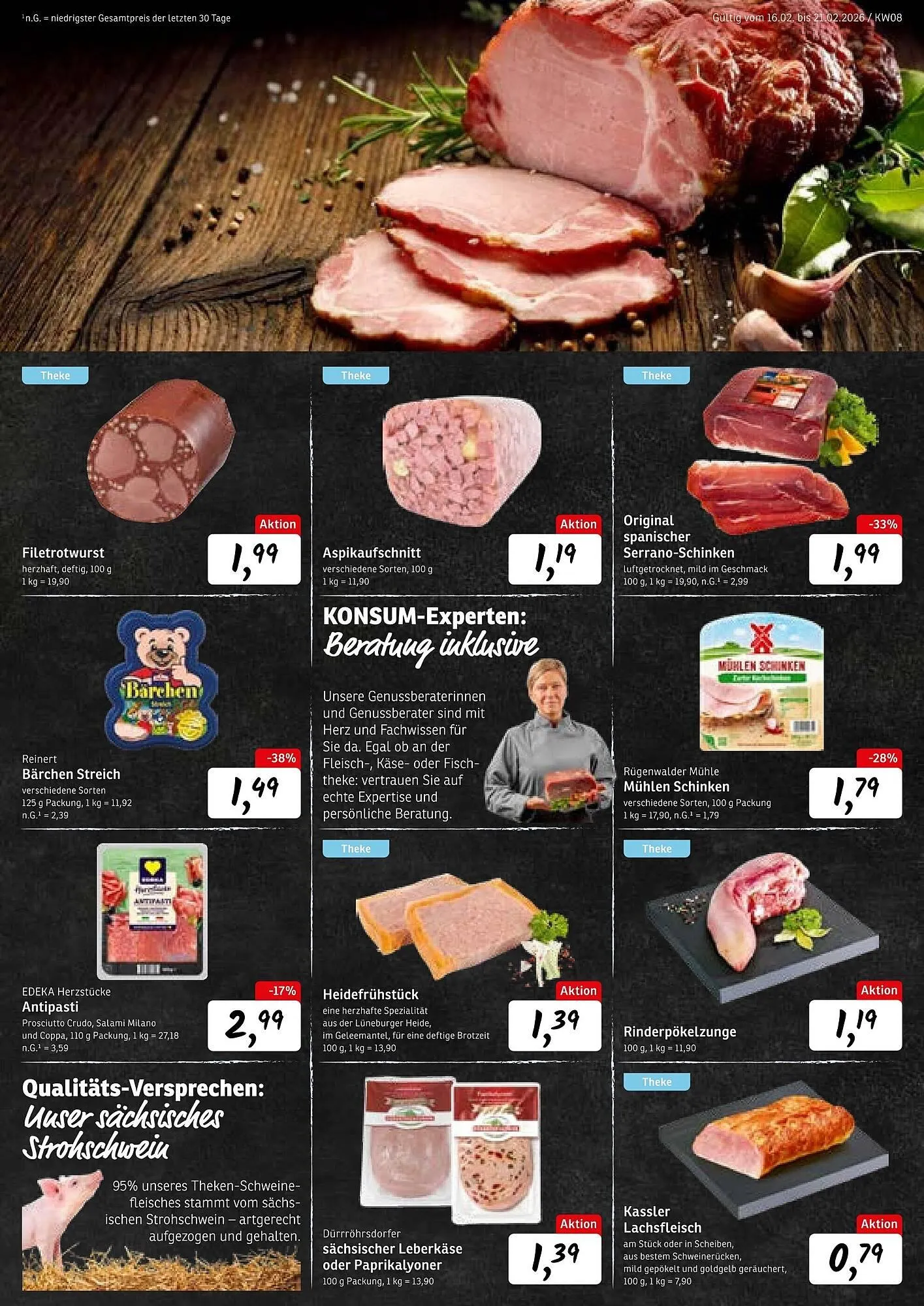 KONSUM Prospekt von 16. Februar bis 21. Februar 2026 - Prospekt seite 7