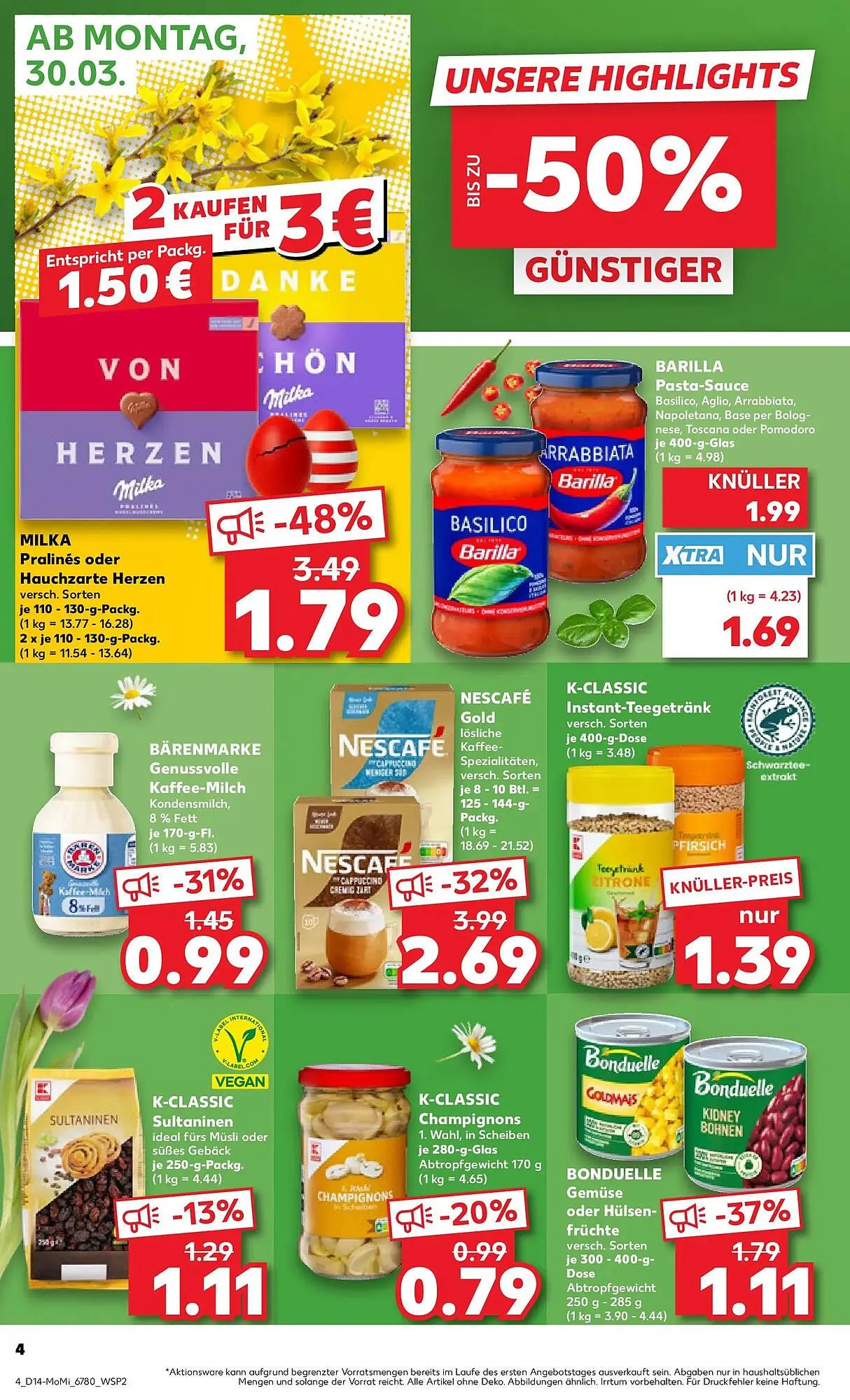 Kaufland Prospekt von 29. März bis 1. April 2026 - Prospekt seite 4
