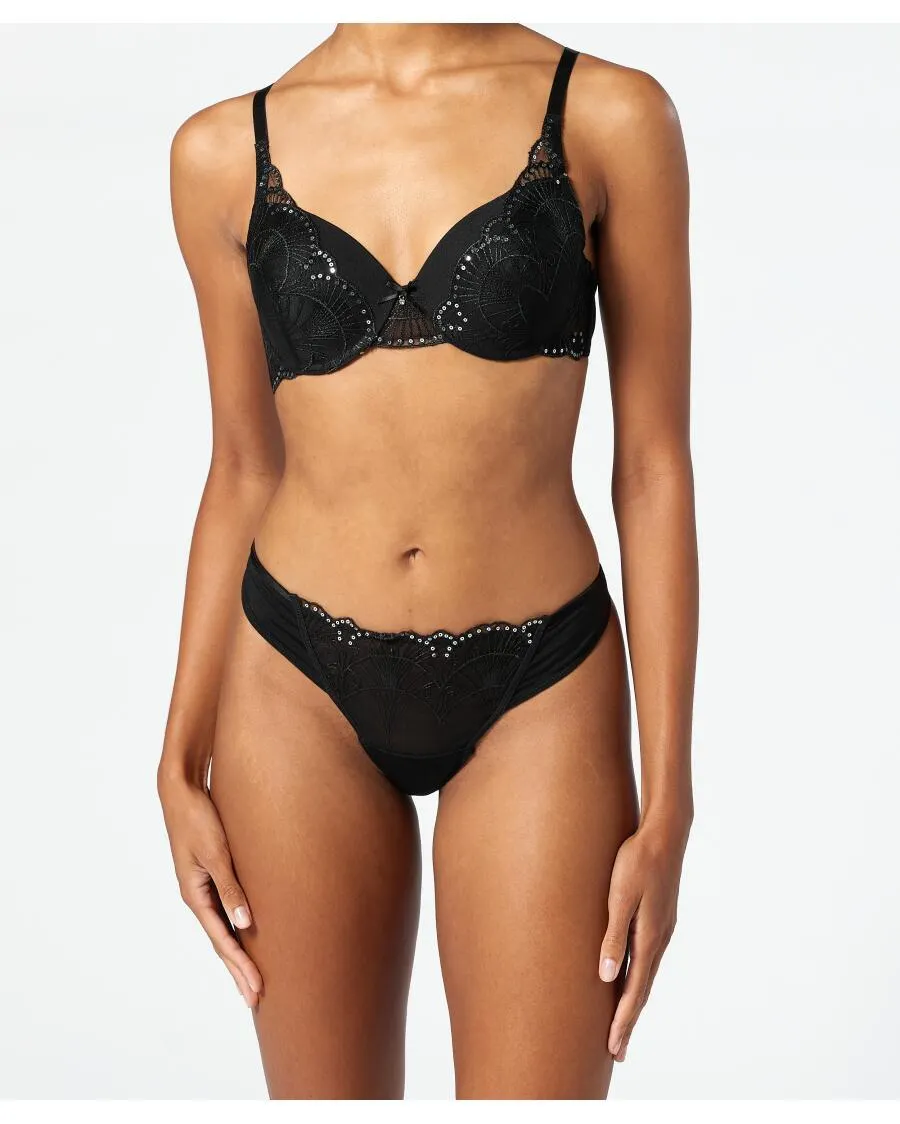 BH + String mit Pailletten