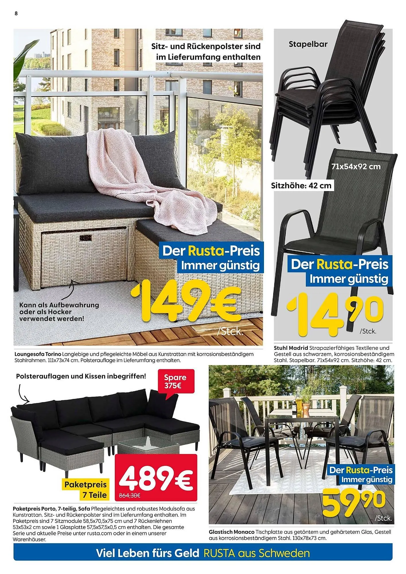Rusta Prospekt von 24. Mai bis 30. Mai 2025 - Prospekt seite 8