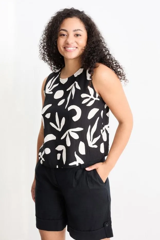 Blouse top - patterned