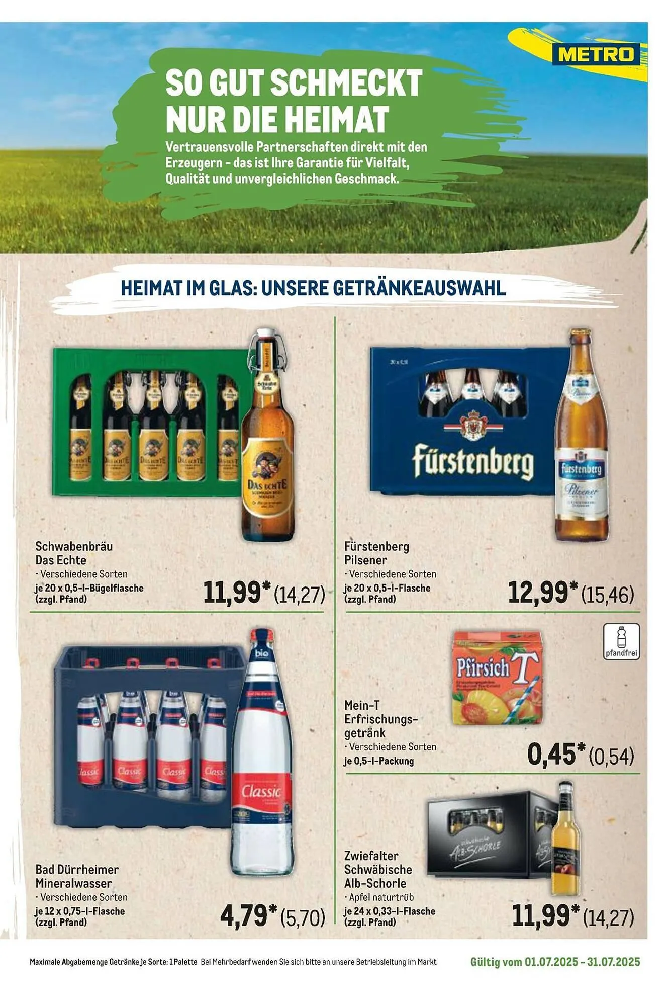METRO Prospekt von 1. Juli bis 31. Juli 2025 - Prospekt seite 123