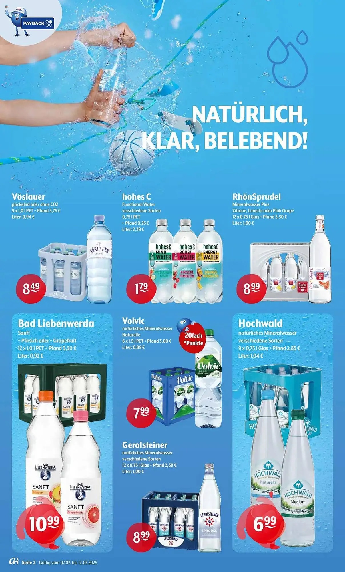 Getränke Hoffmann Prospekt von 7. Juli bis 12. Juli 2025 - Prospekt seite 2