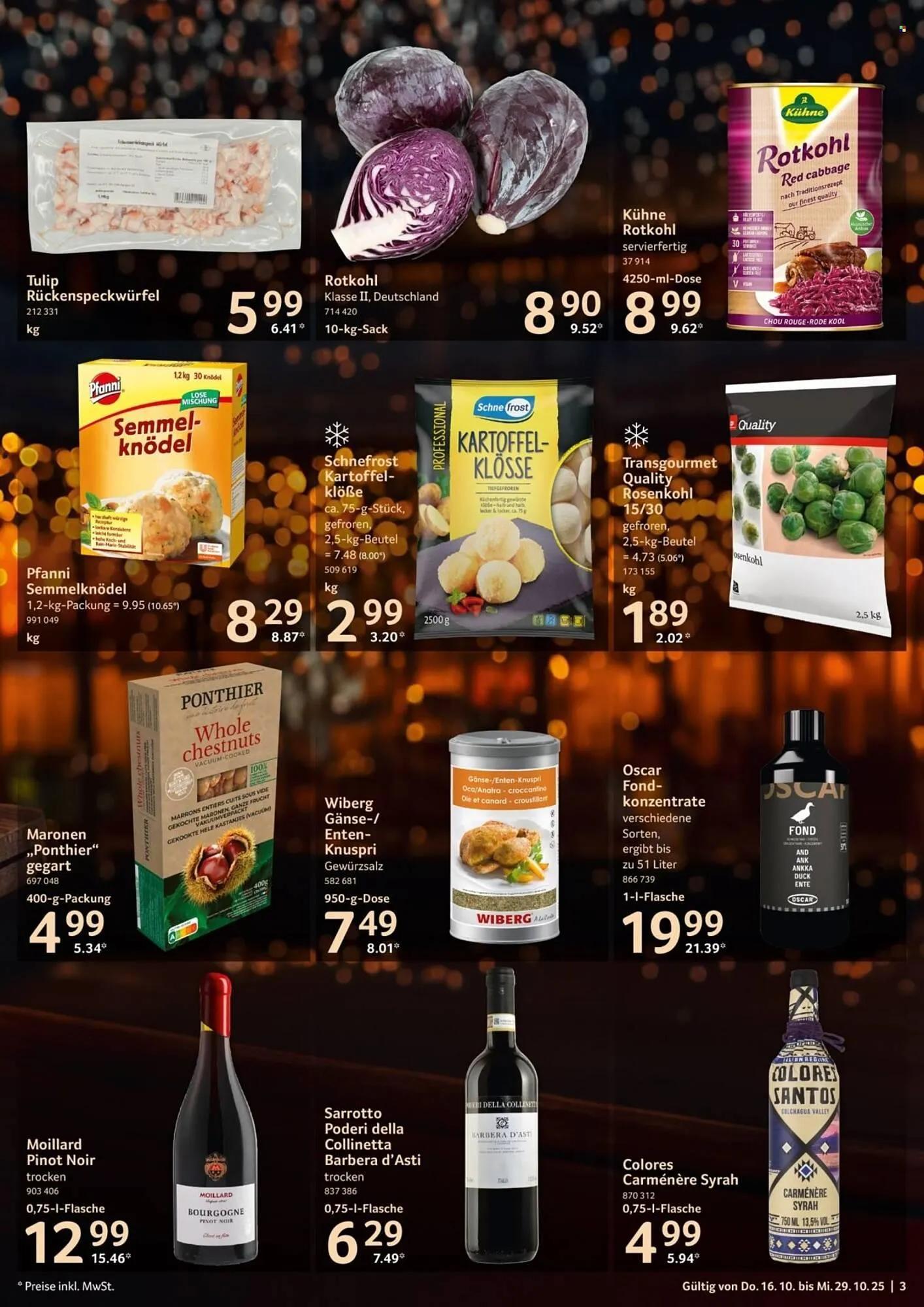 Selgros Prospekt von 16. Oktober bis 29. Oktober 2025 - Prospekt seite 3