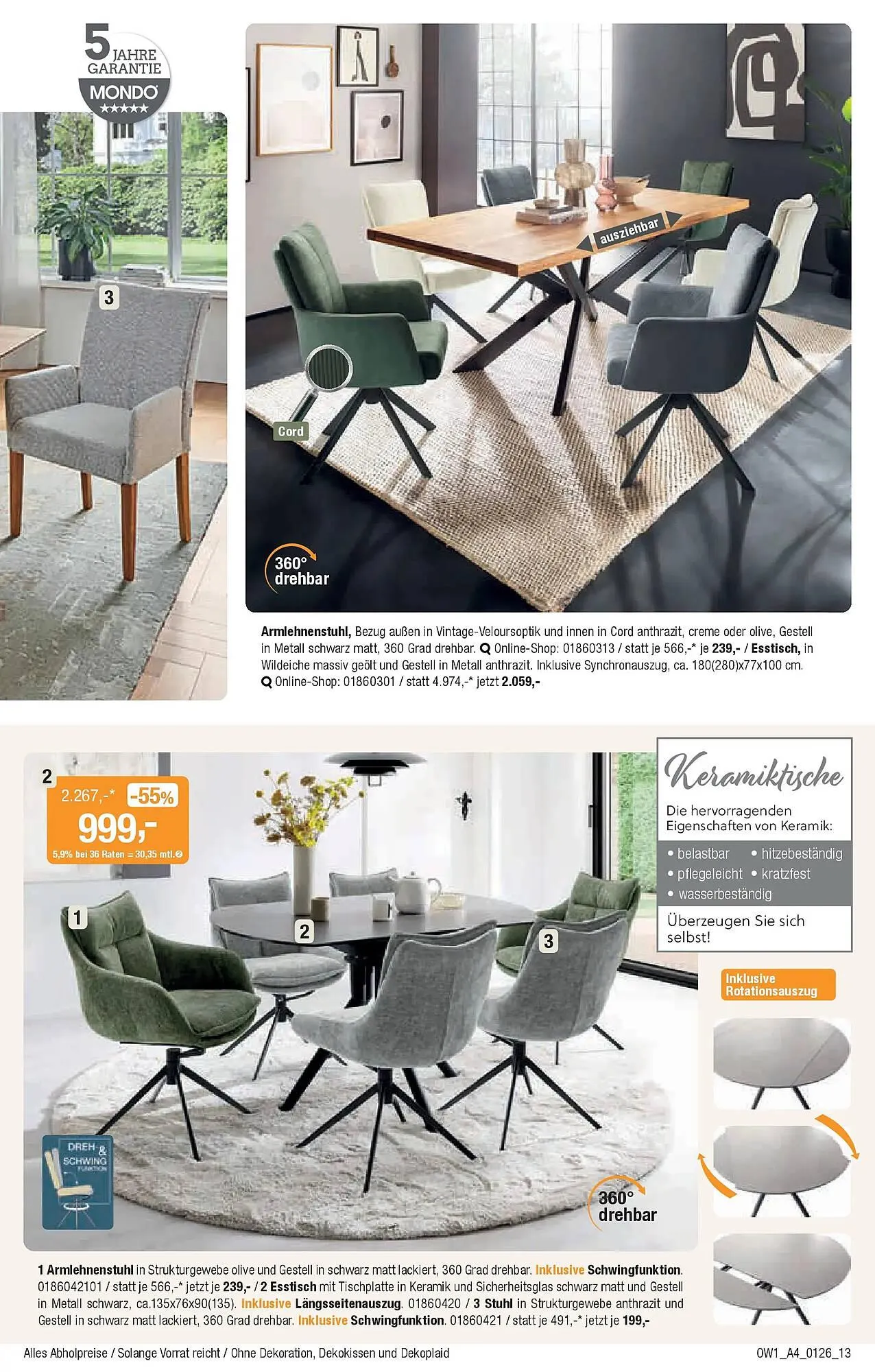 Opti Wohnwelt Prospekt von 18. Dezember bis 28. Januar 2026 - Prospekt seite 13