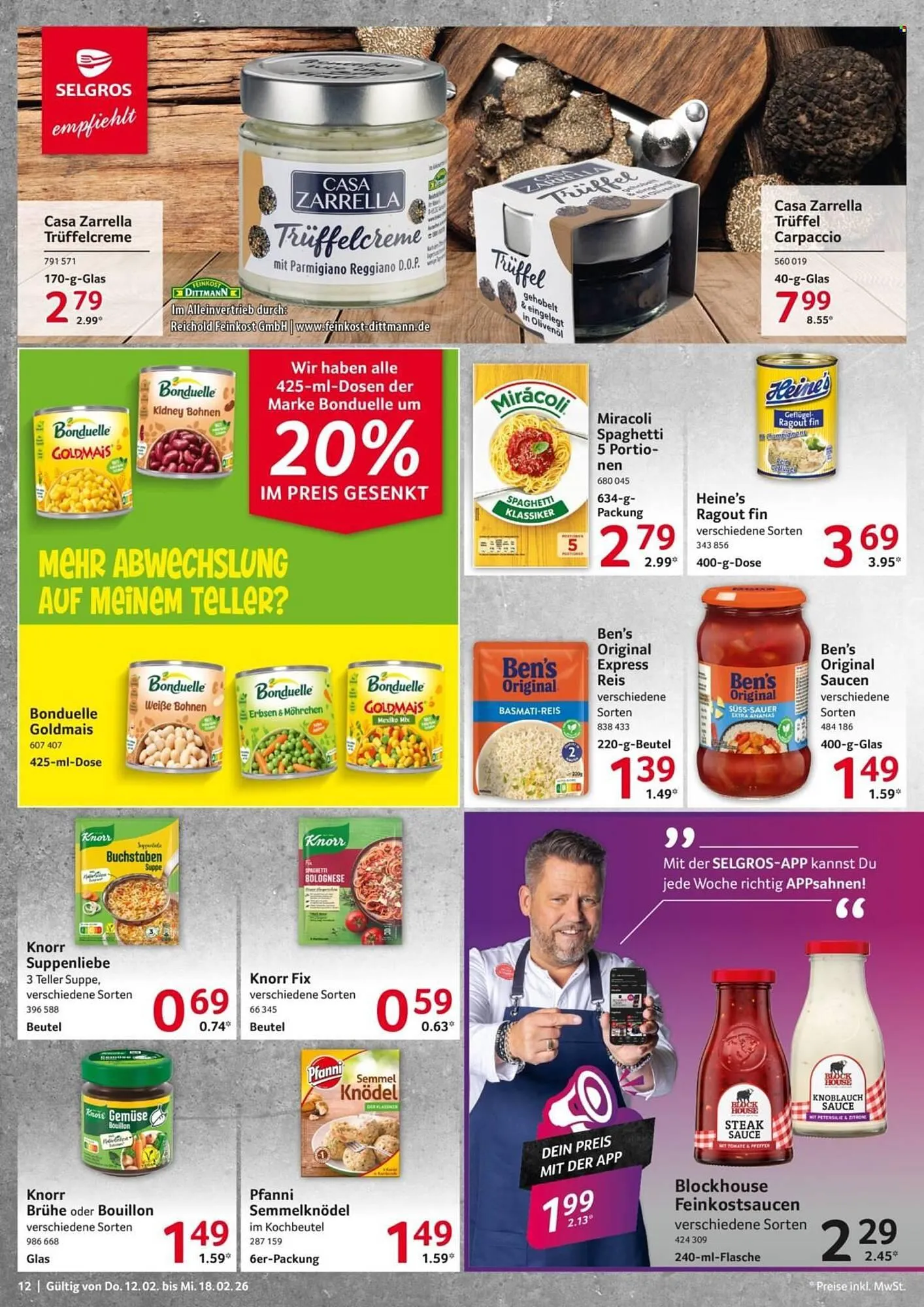Selgros Prospekt von 12. Februar bis 18. Februar 2026 - Prospekt seite 12