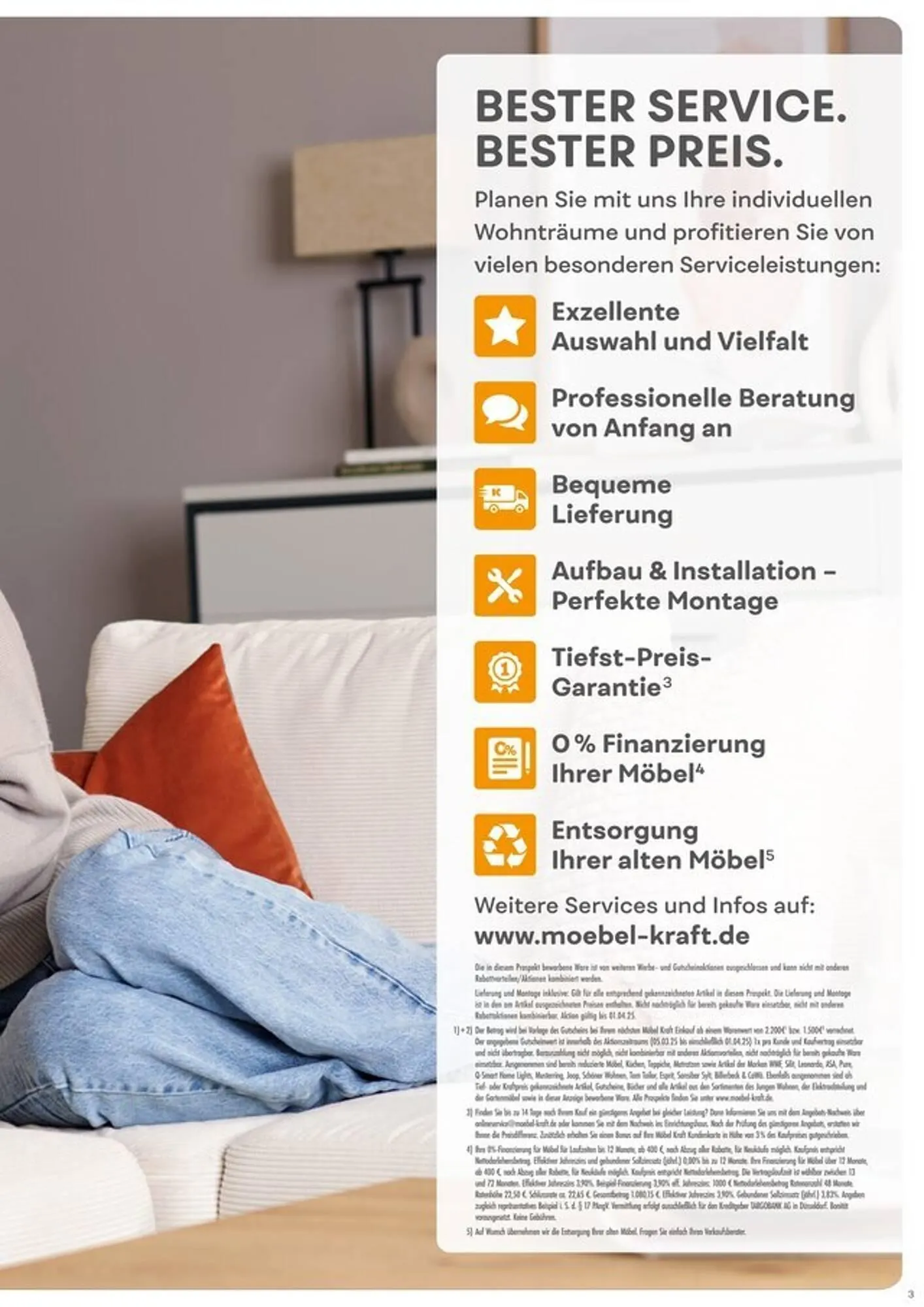 Möbel Kraft Prospekt von 5. März bis 1. April 2025 - Prospekt seite 3