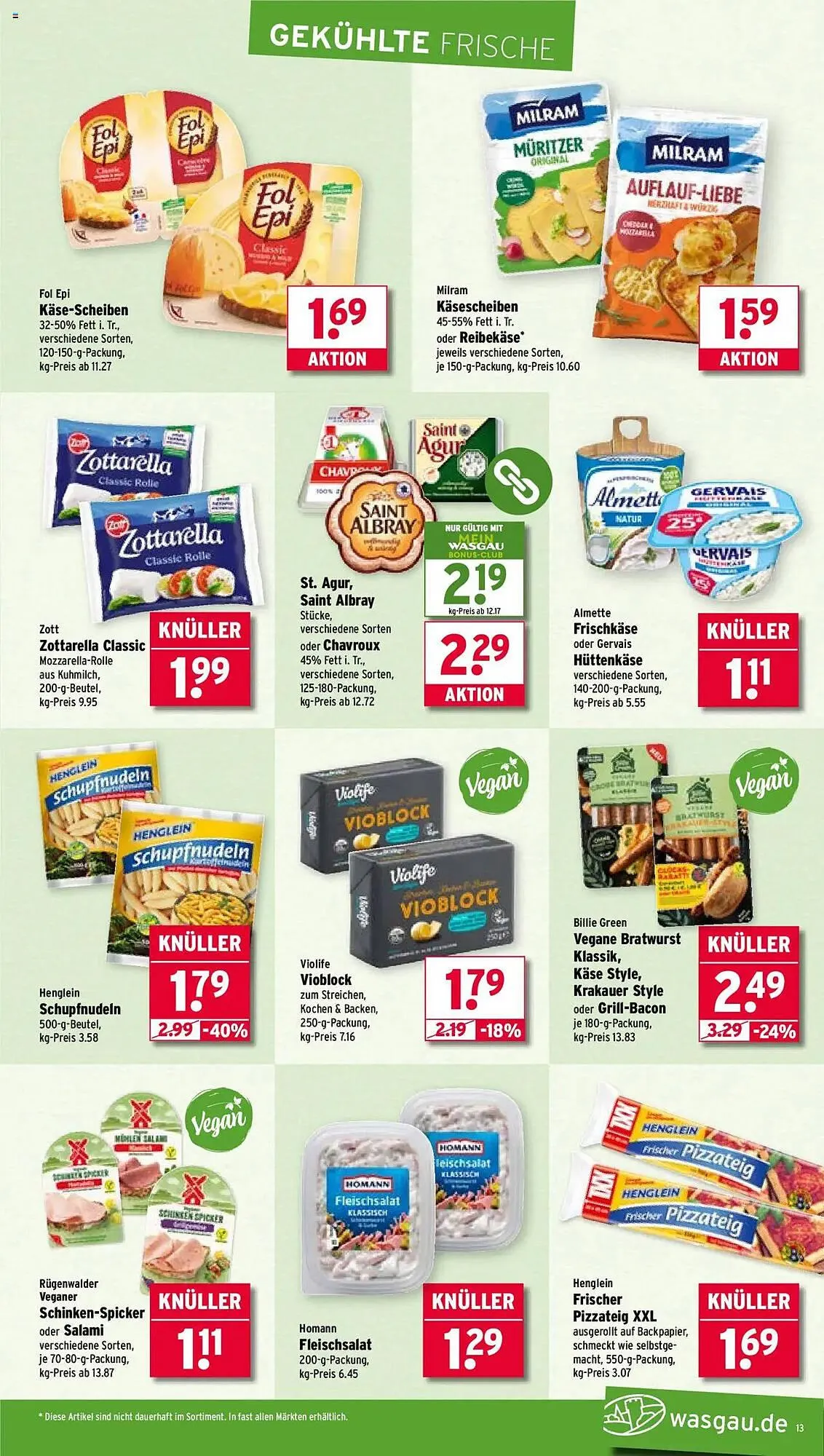 Wasgau Prospekt von 25. August bis 31. August 2025 - Prospekt seite 13