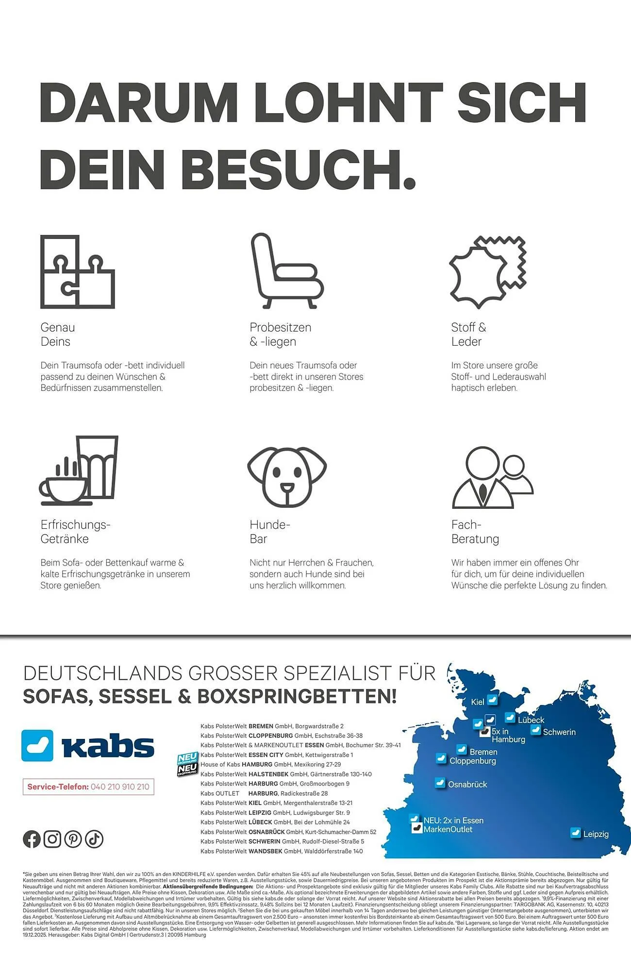 Kabs Polsterwelt Prospekt von 2. Dezember bis 19. Dezember 2025 - Prospekt seite 46