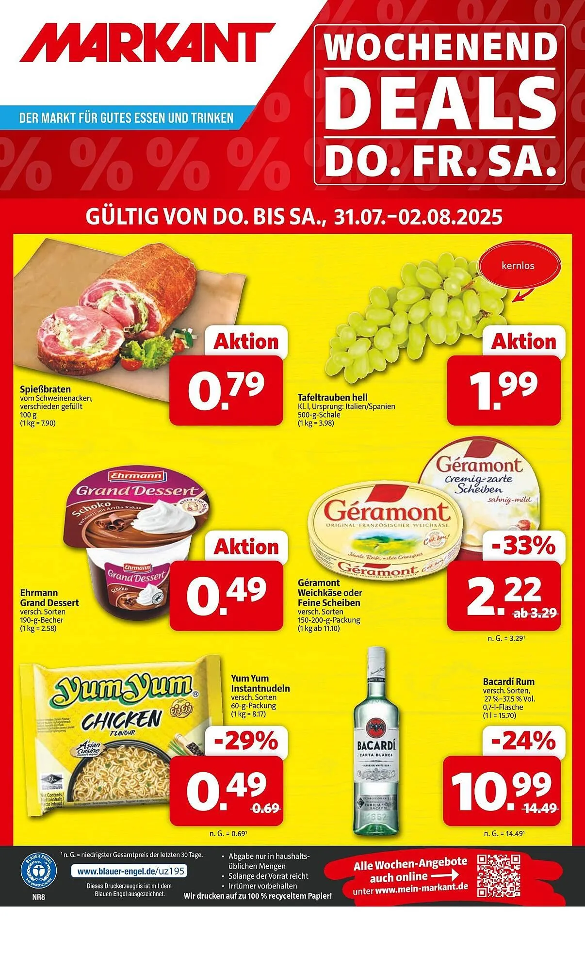 Markant Prospekt von 28. Juli bis 2. August 2025 - Prospekt seite 16