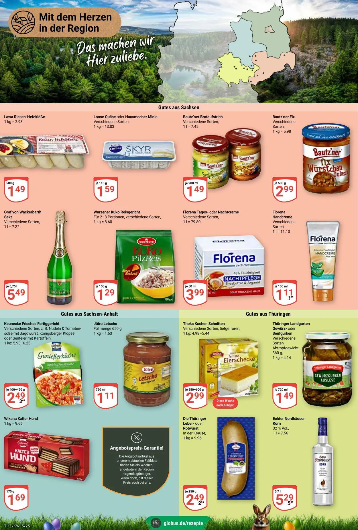Globus - Theissen-Zeitz Aktueller Prospekt von 7. April bis 12. April 2025 - Prospekt seite 17