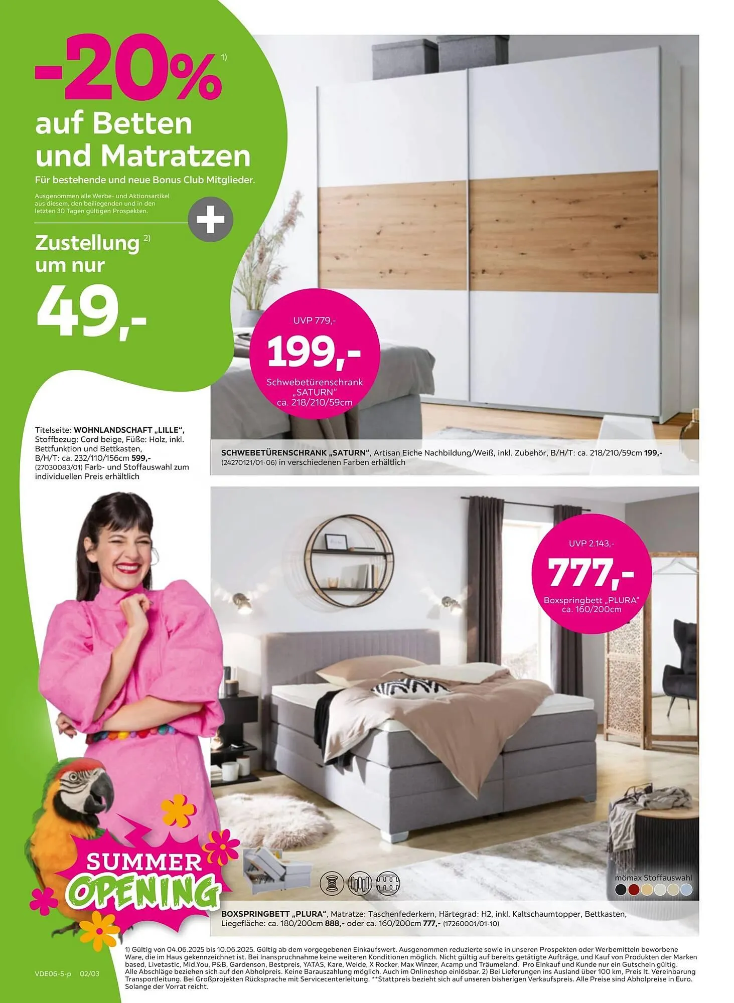 Mömax Prospekt von 2. Juni bis 11. Juni 2025 - Prospekt seite 2