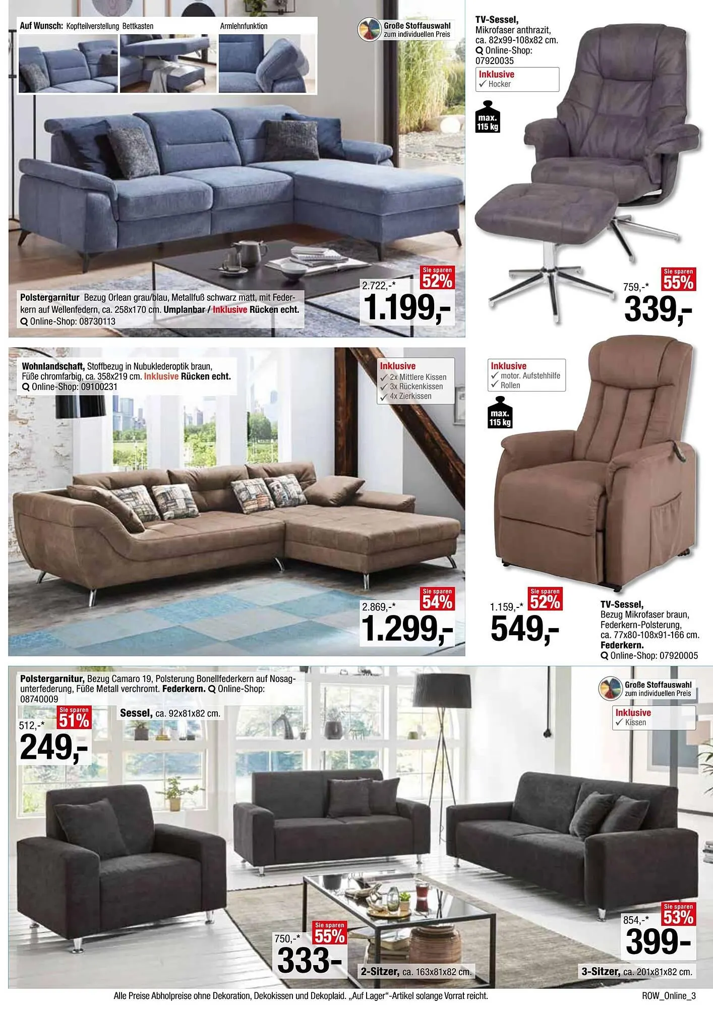 Opti Wohnwelt Prospekt von 23. März bis 27. März 2025 - Prospekt seite 3