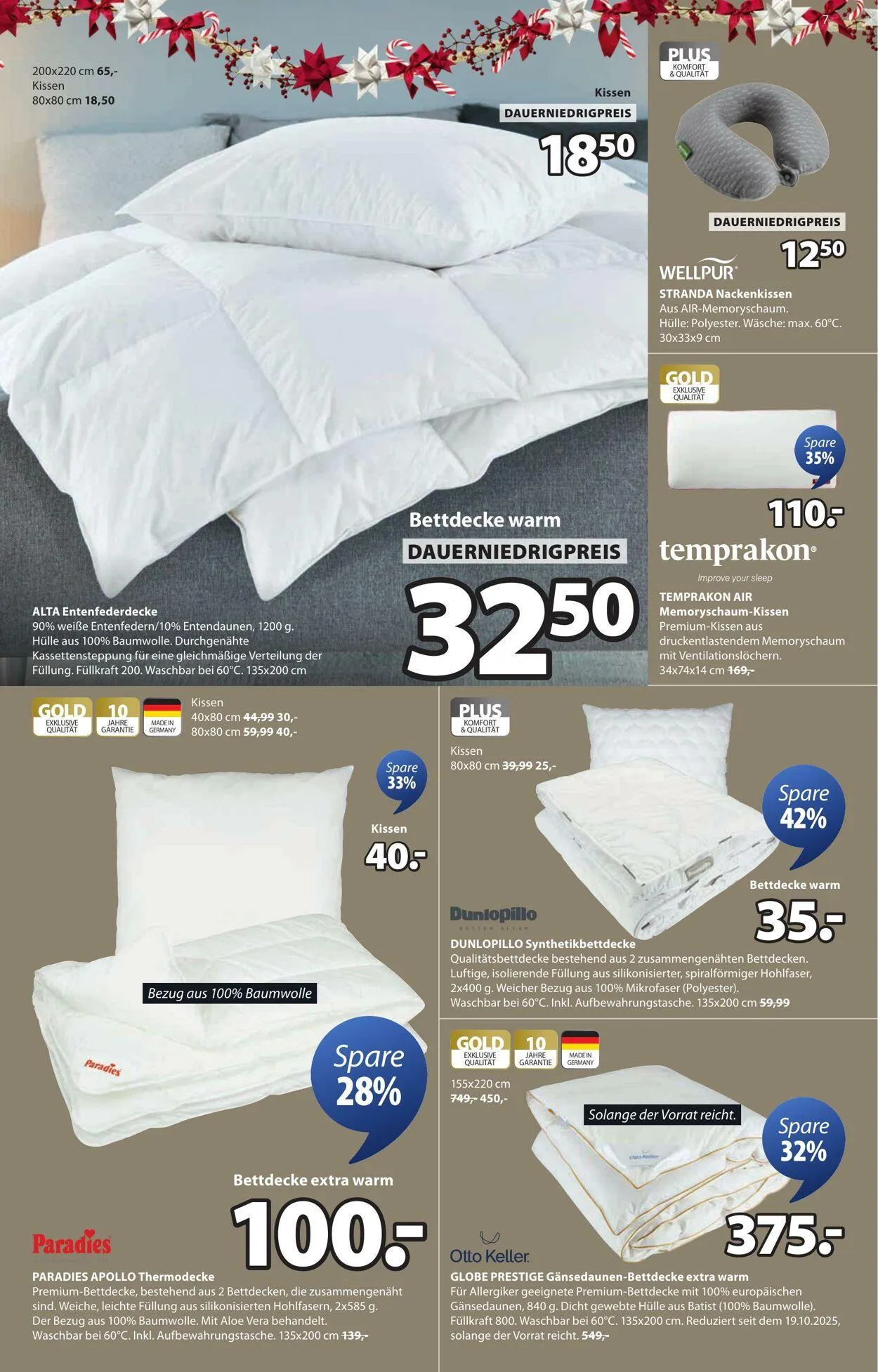 JYSK von 15. Dezember bis 29. Dezember 2025 - Prospekt seite 8