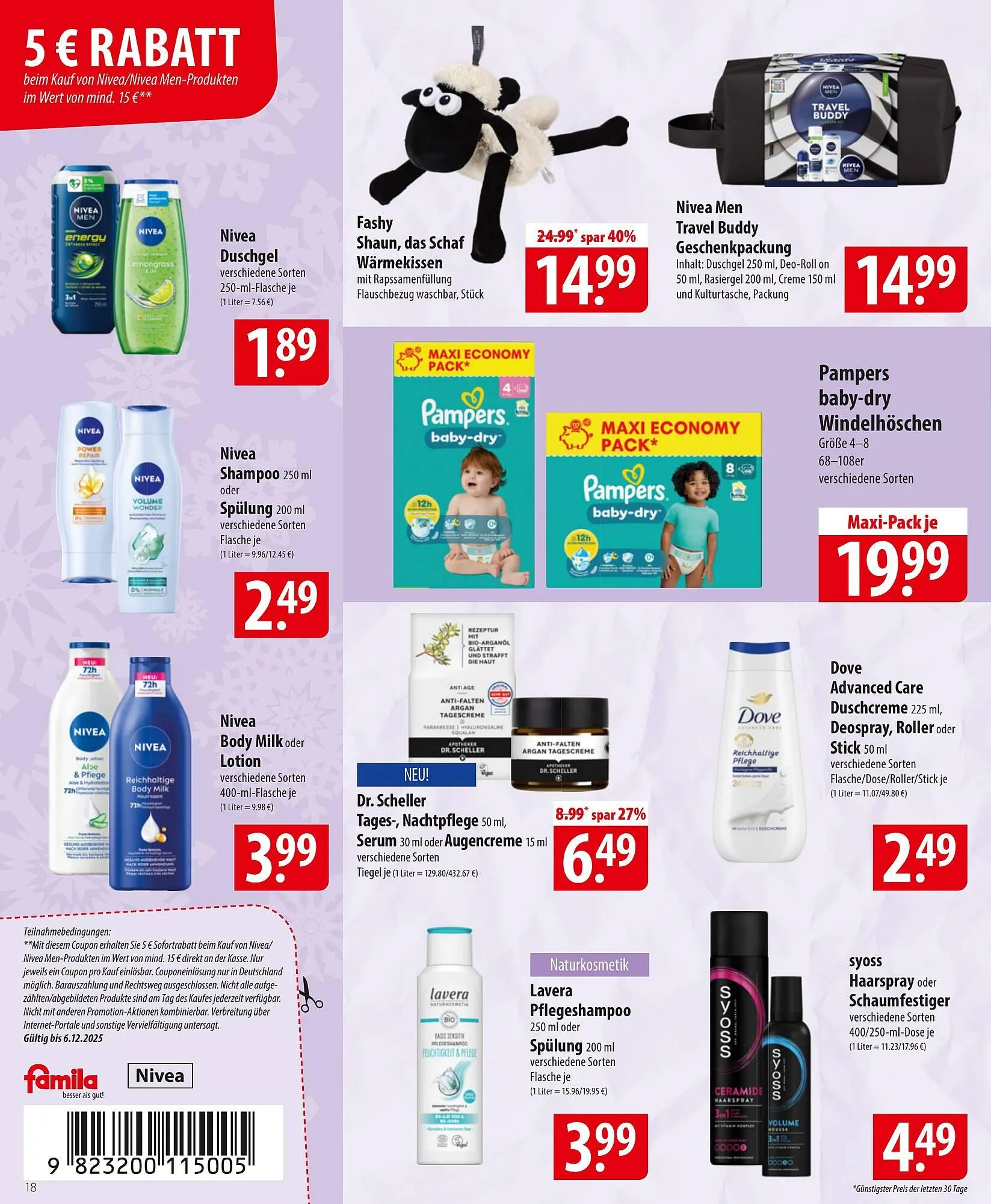 Famila Nord Ost Prospekt von 1. Dezember bis 6. Dezember 2025 - Prospekt seite 18