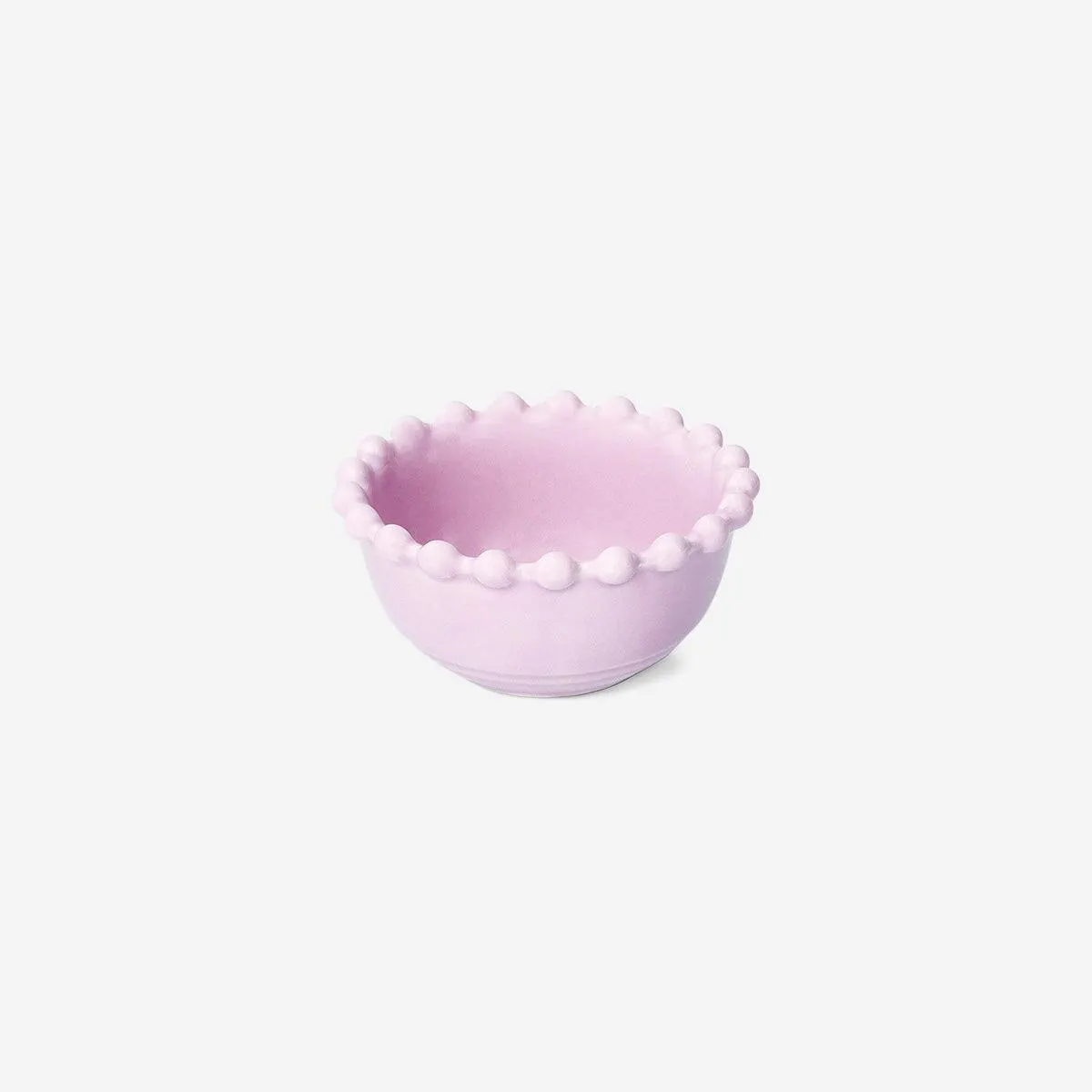 Mini pink bowl with bubble edge