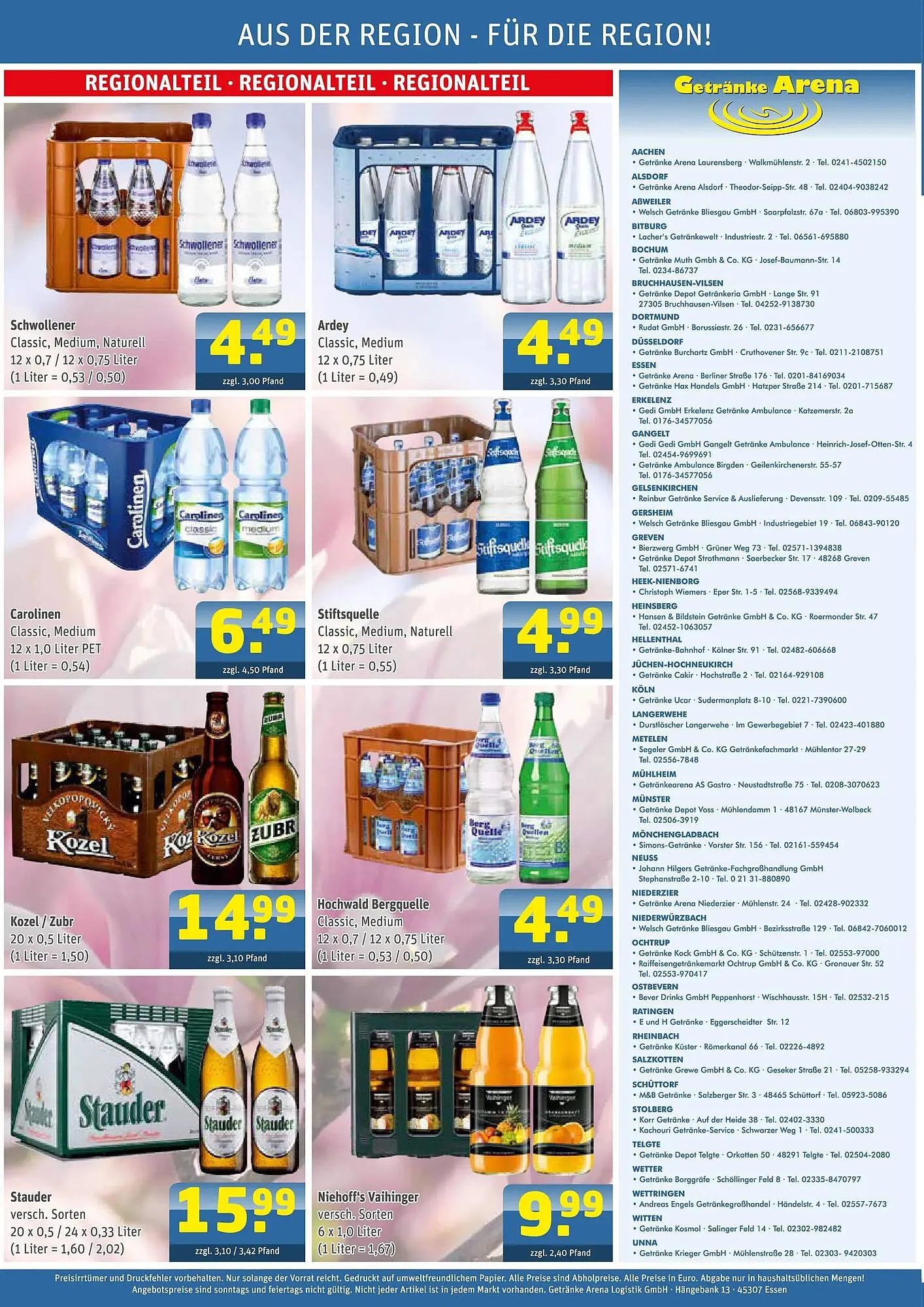 Getränke Arena Prospekt von 1. März bis 7. März 2026 - Prospekt seite 4