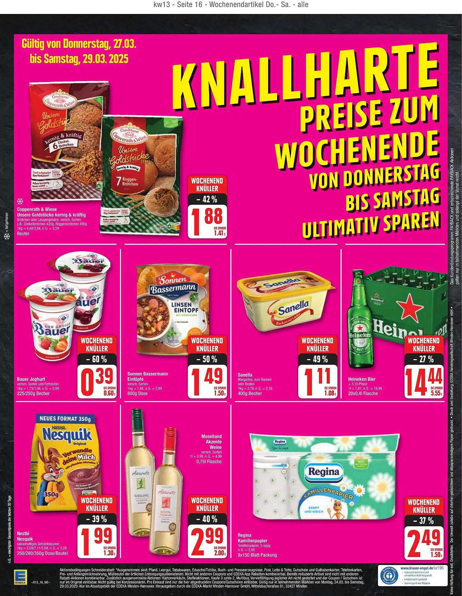 Edeka Prospekt von 23. März bis 29. März 2025 - Prospekt seite 16
