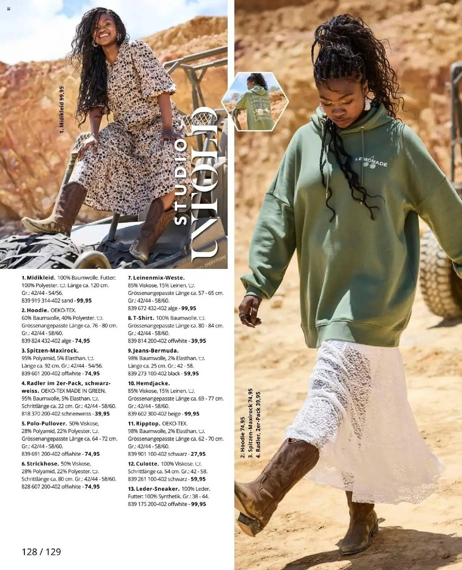 Ulla Popken Prospekt von 1. April bis 30. April 2025 - Prospekt seite 128