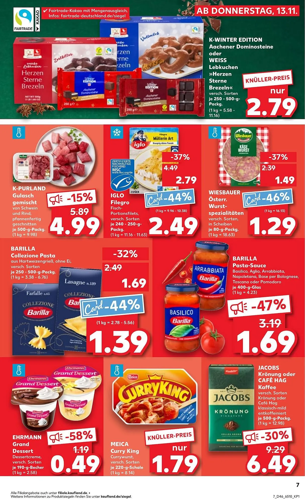 Kaufland Prospekt von 13. November bis 19. November 2025 - Prospekt seite 7