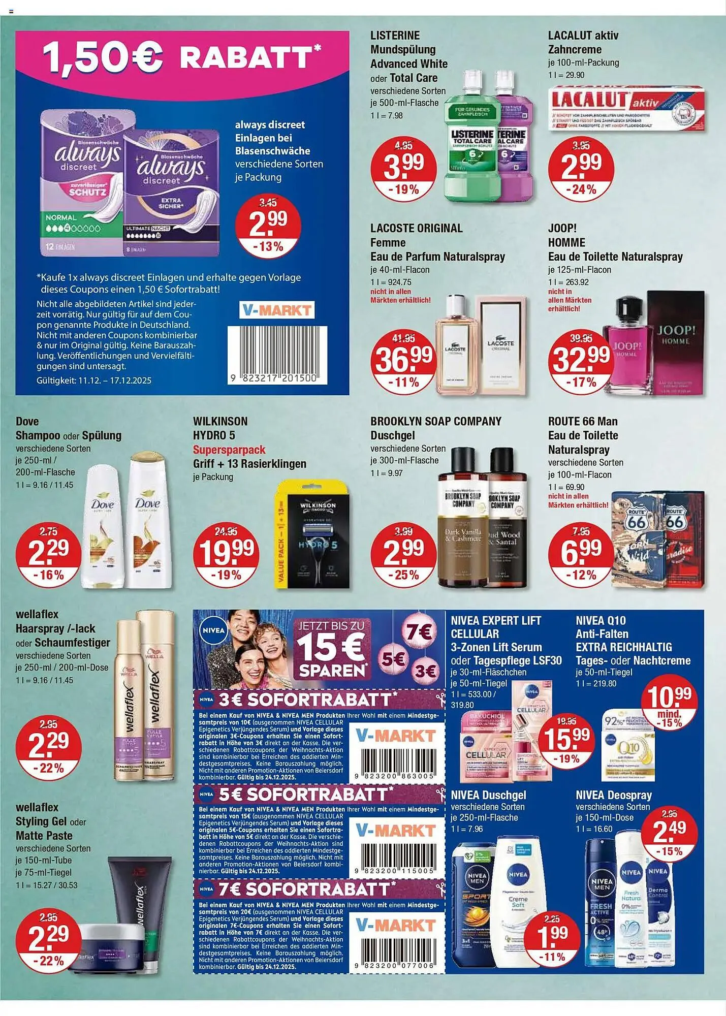 V Markt Prospekt von 11. Dezember bis 17. Dezember 2025 - Prospekt seite 16