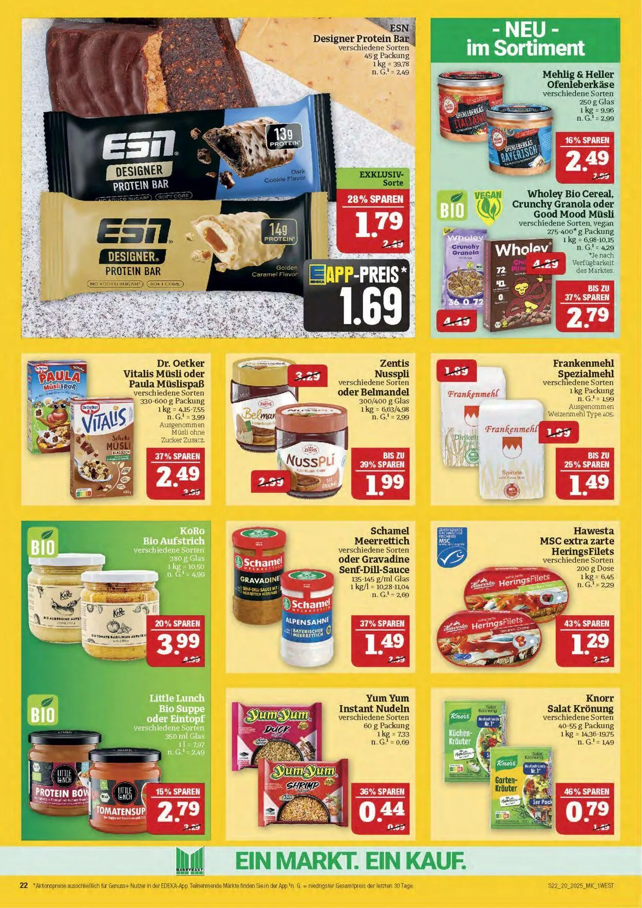 Marktkauf - Nürnberg-Thon Aktueller Prospekt von 12. Mai bis 17. Mai 2025 - Prospekt seite 22