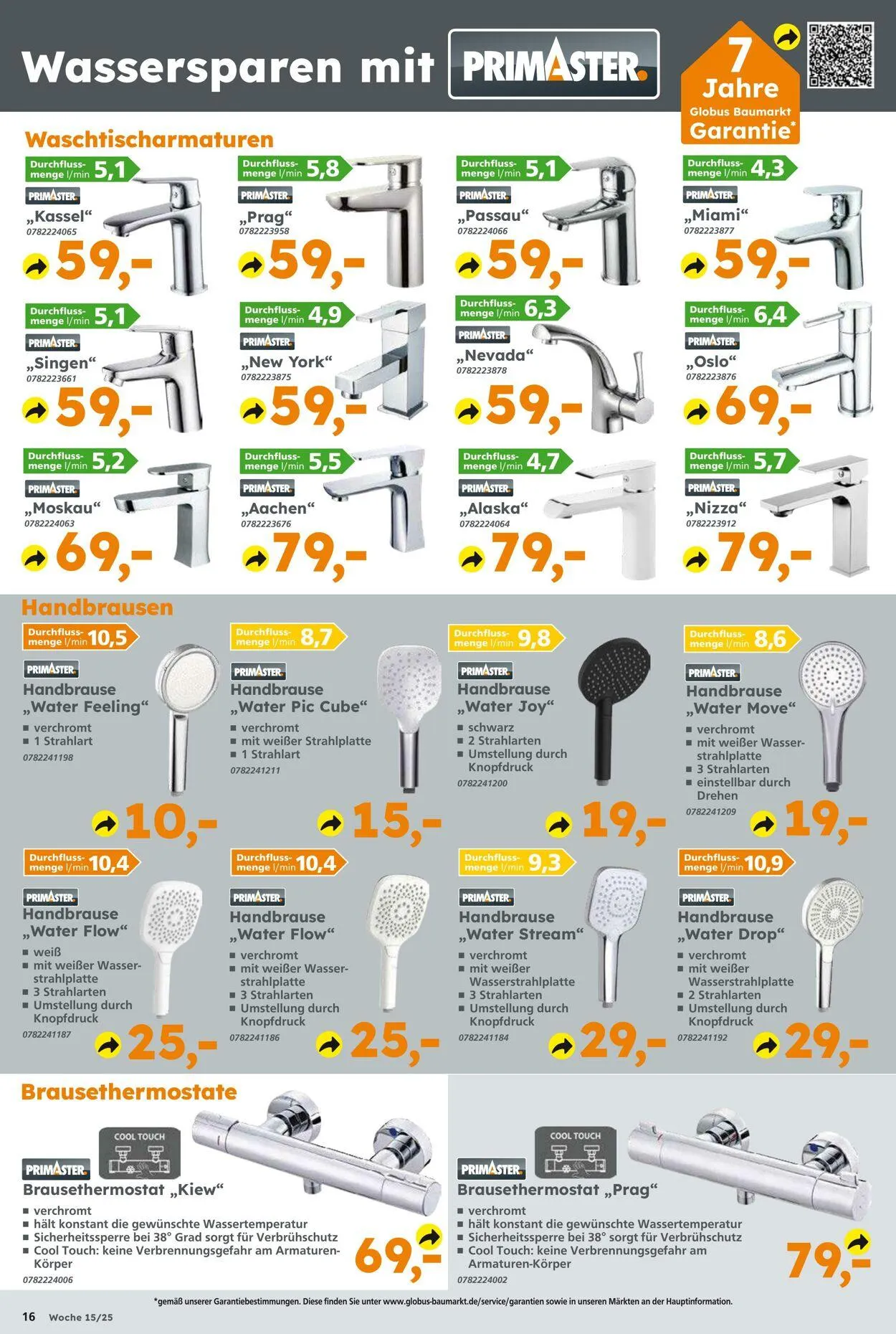 Globus Baumarkt Aktueller Prospekt von 6. April bis 12. April 2025 - Prospekt seite 16