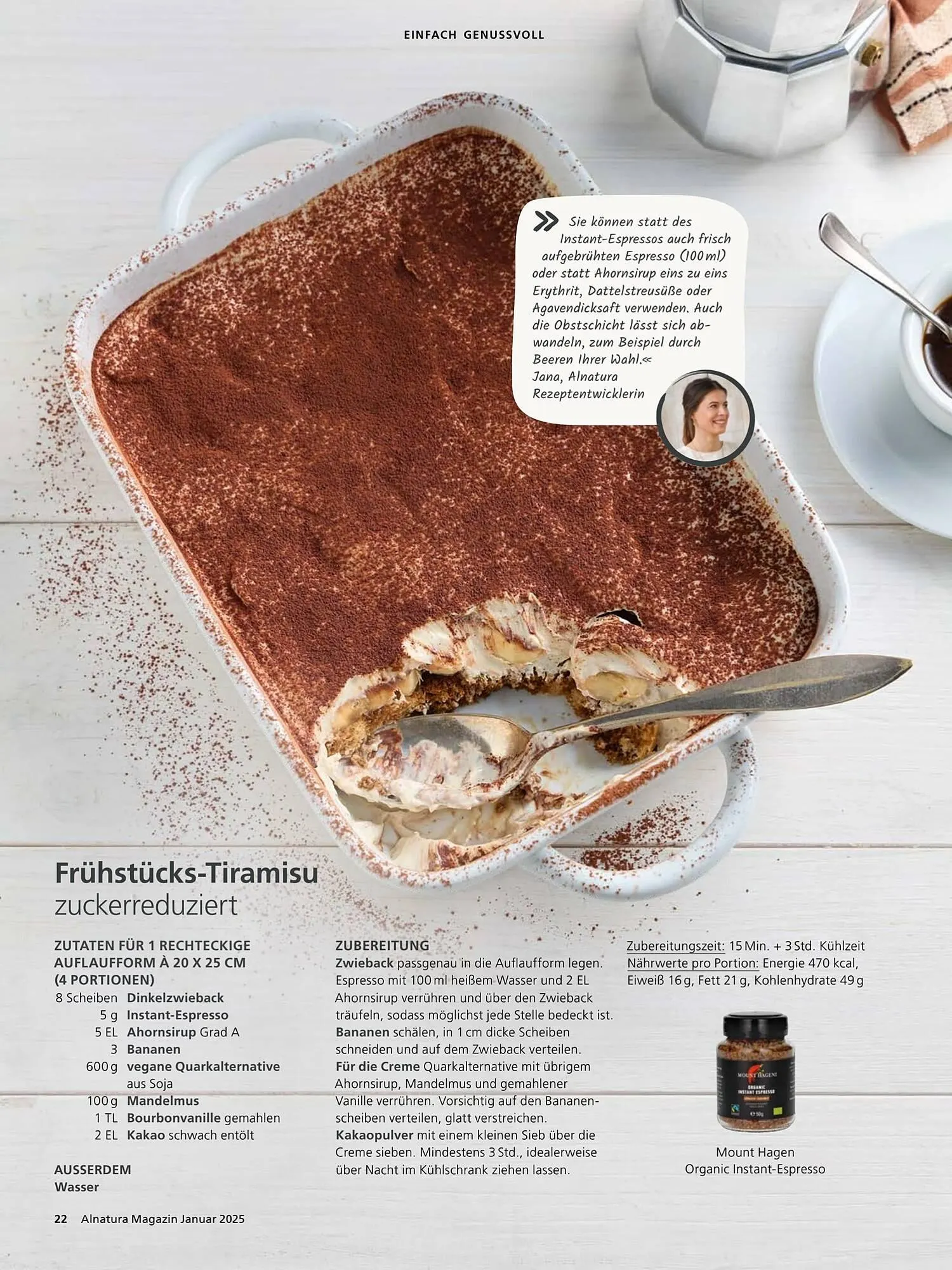 Alnatura Prospekt von 8. Januar bis 1. Februar 2025 - Prospekt seite 22
