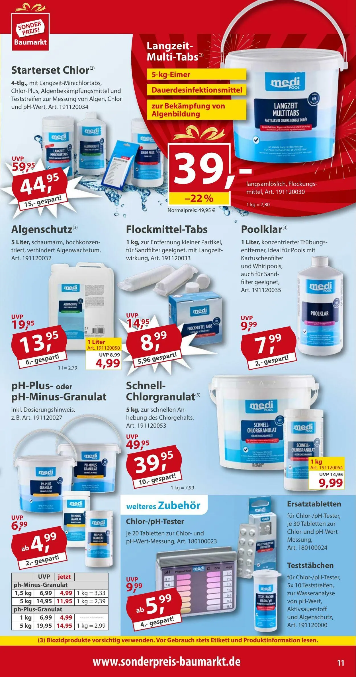 Sonderpreis Baumarkt Aktueller Prospekt von 9. April bis 23. April 2025 - Prospekt seite 10