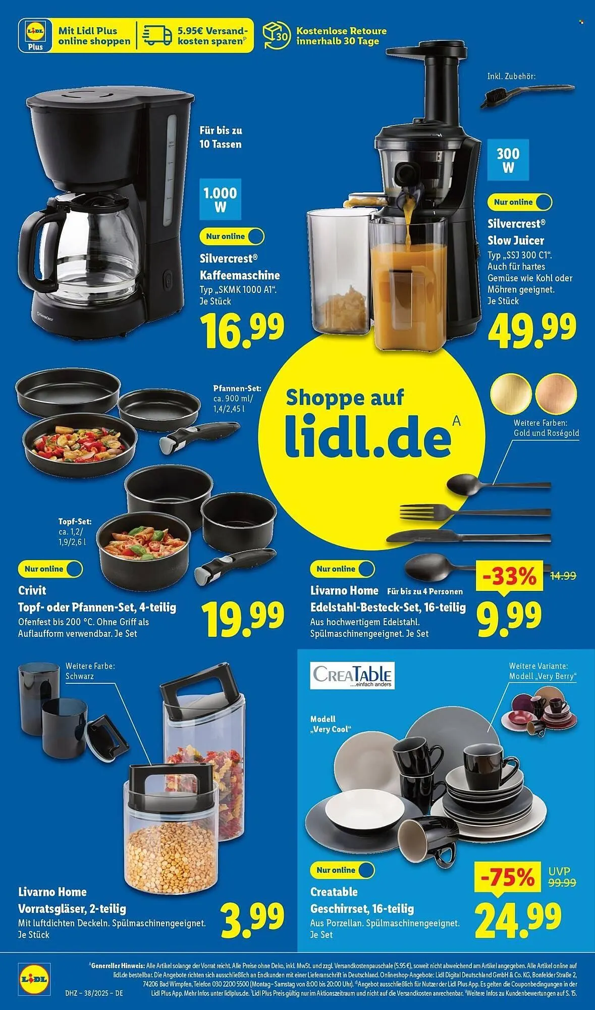 Lidl Prospekt von 15. September bis 20. September 2025 - Prospekt seite 14