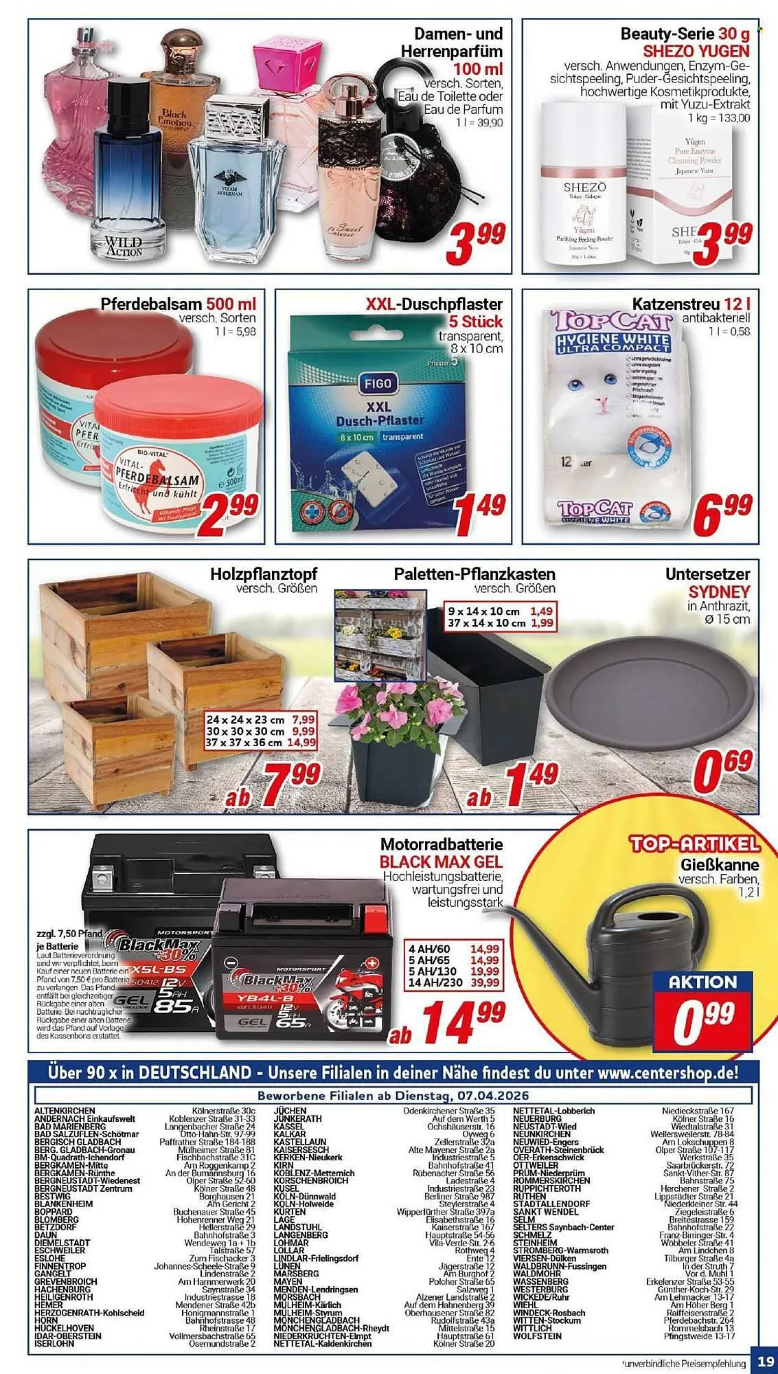 CENTERSHOP Prospekt von 7. April bis 11. April 2026 - Prospekt seite 19