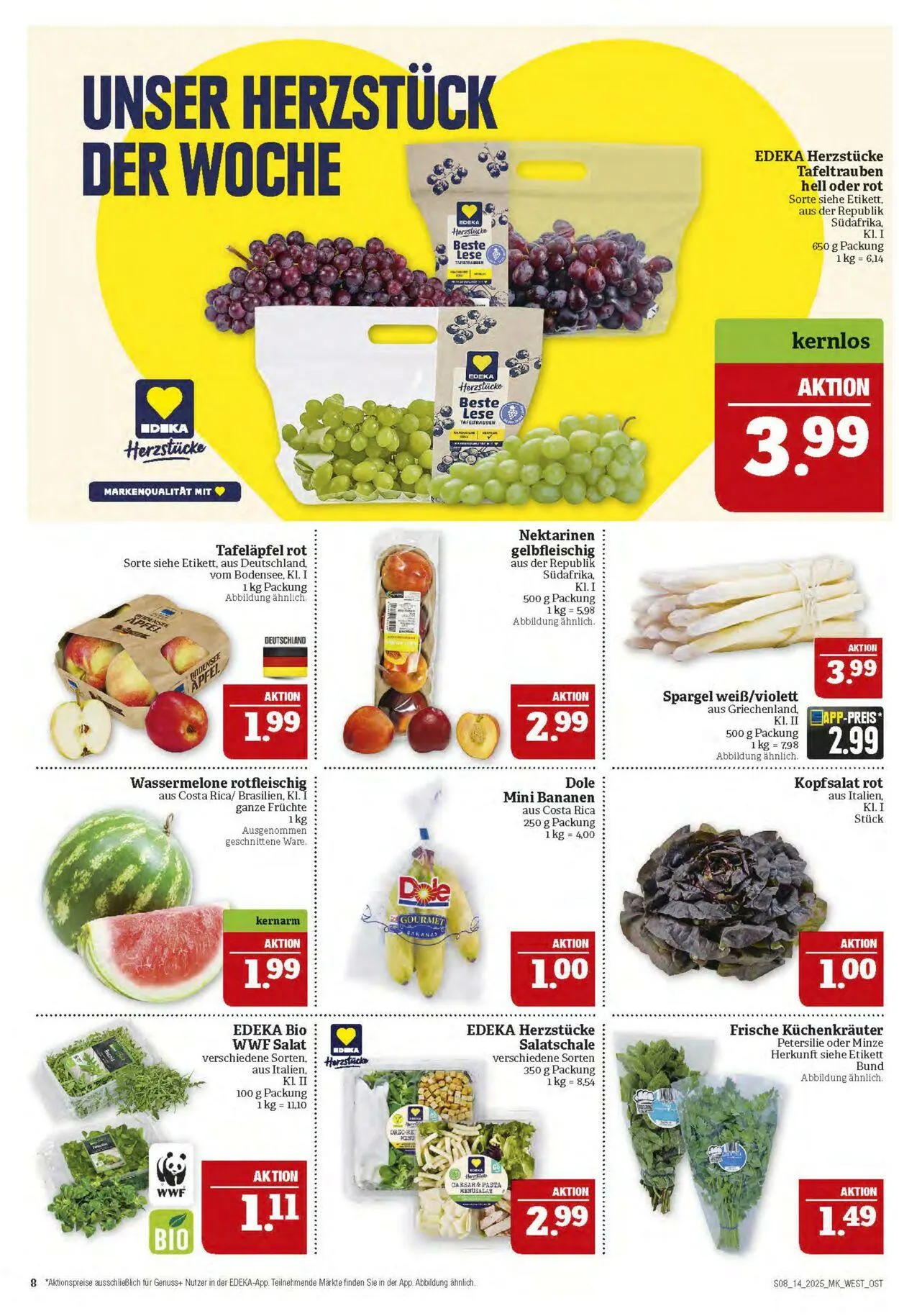 Marktkauf - Nürnberg-Thon Aktueller Prospekt von 31. März bis 5. April 2025 - Prospekt seite 8