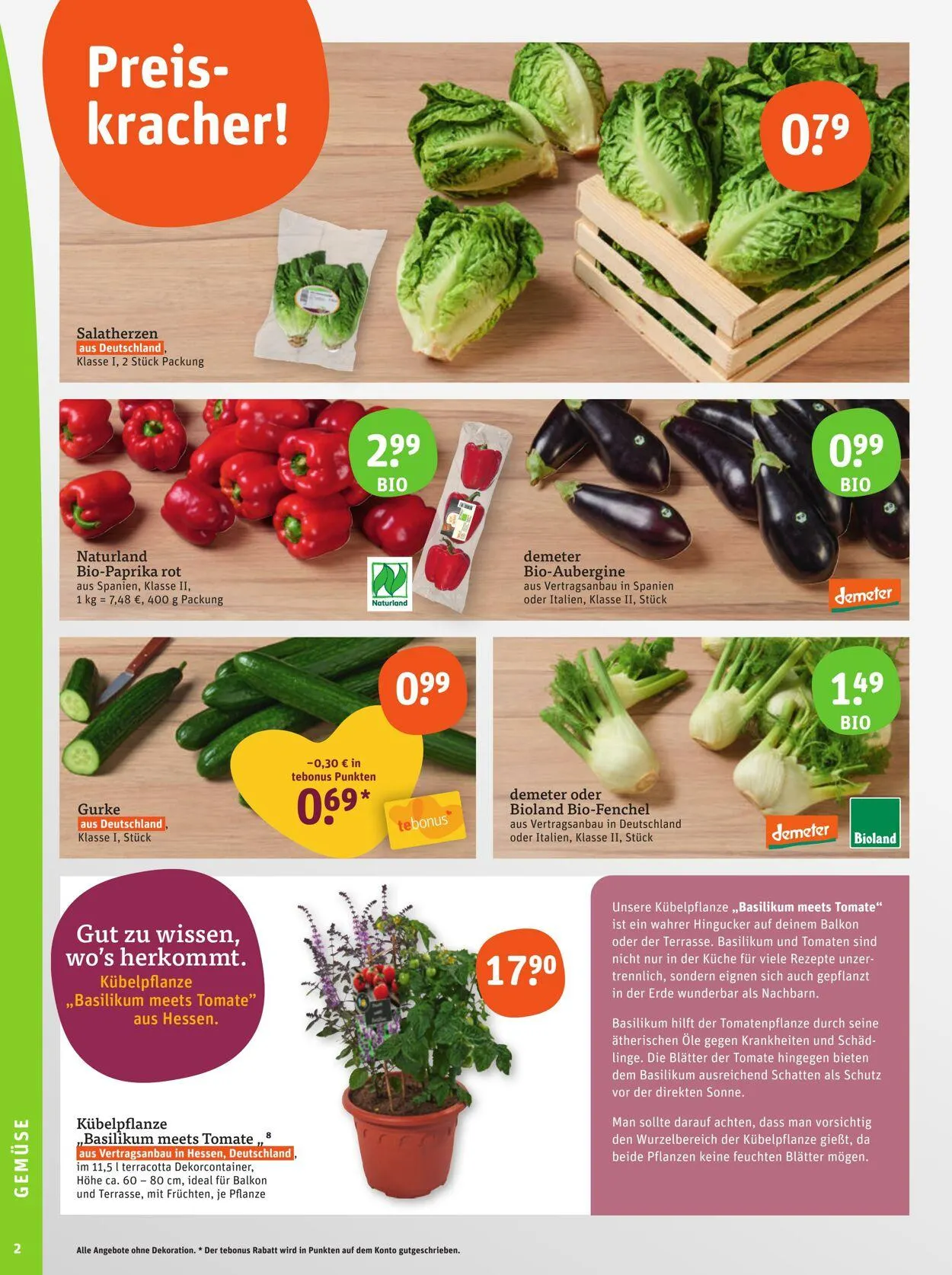 Tegut Aktueller Prospekt von 2. Juni bis 8. Juni 2025 - Prospekt seite 4