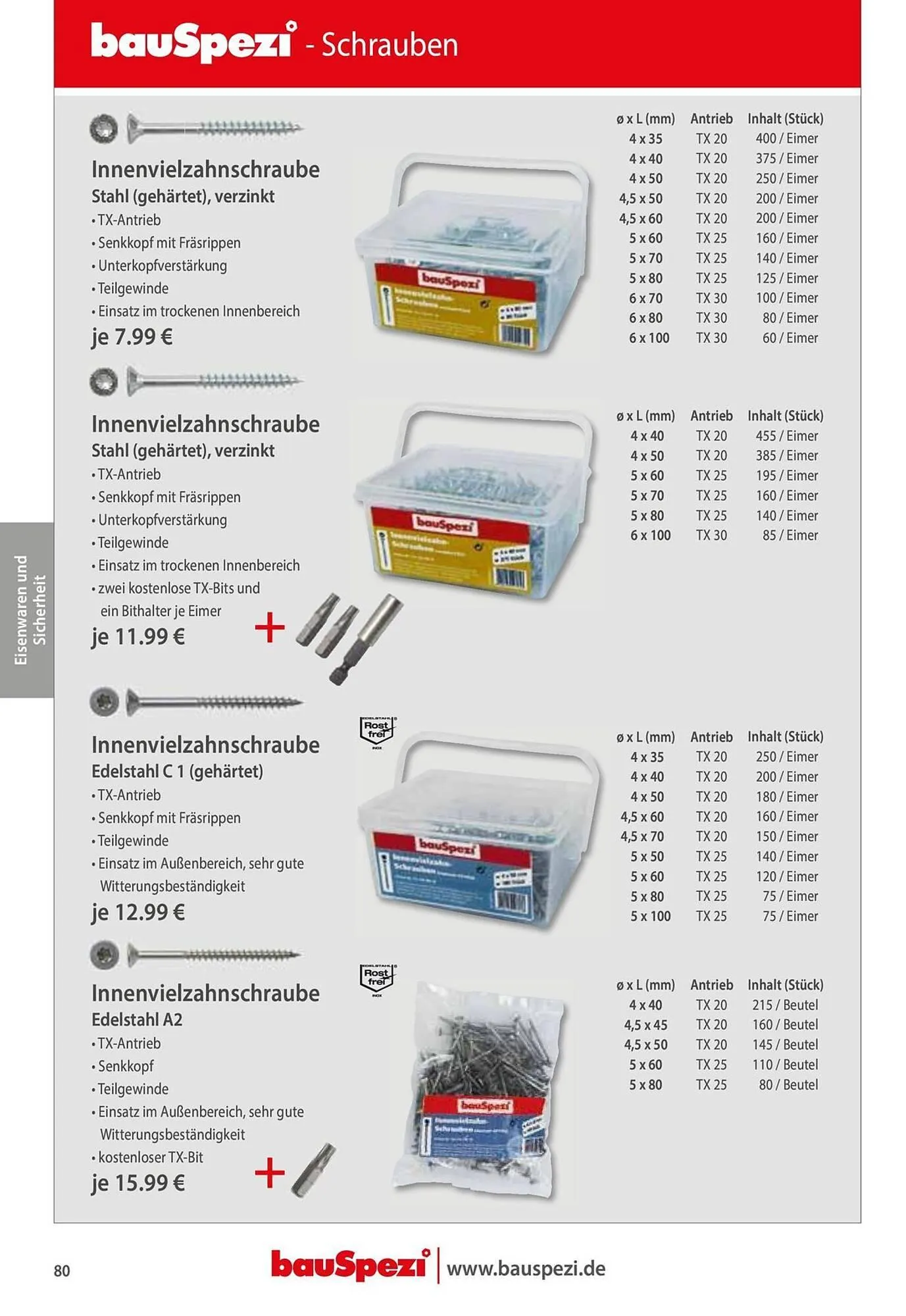 BauSpezi Prospekt von 15. April bis 31. Dezember 2026 - Prospekt seite 82