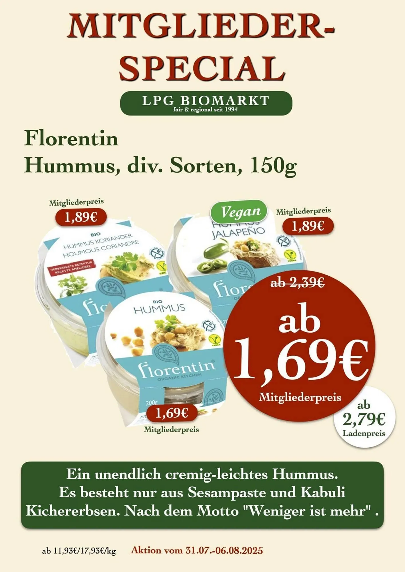 LPG Biomarkt Prospekt von 31. Juli bis 6. August 2025 - Prospekt seite 10
