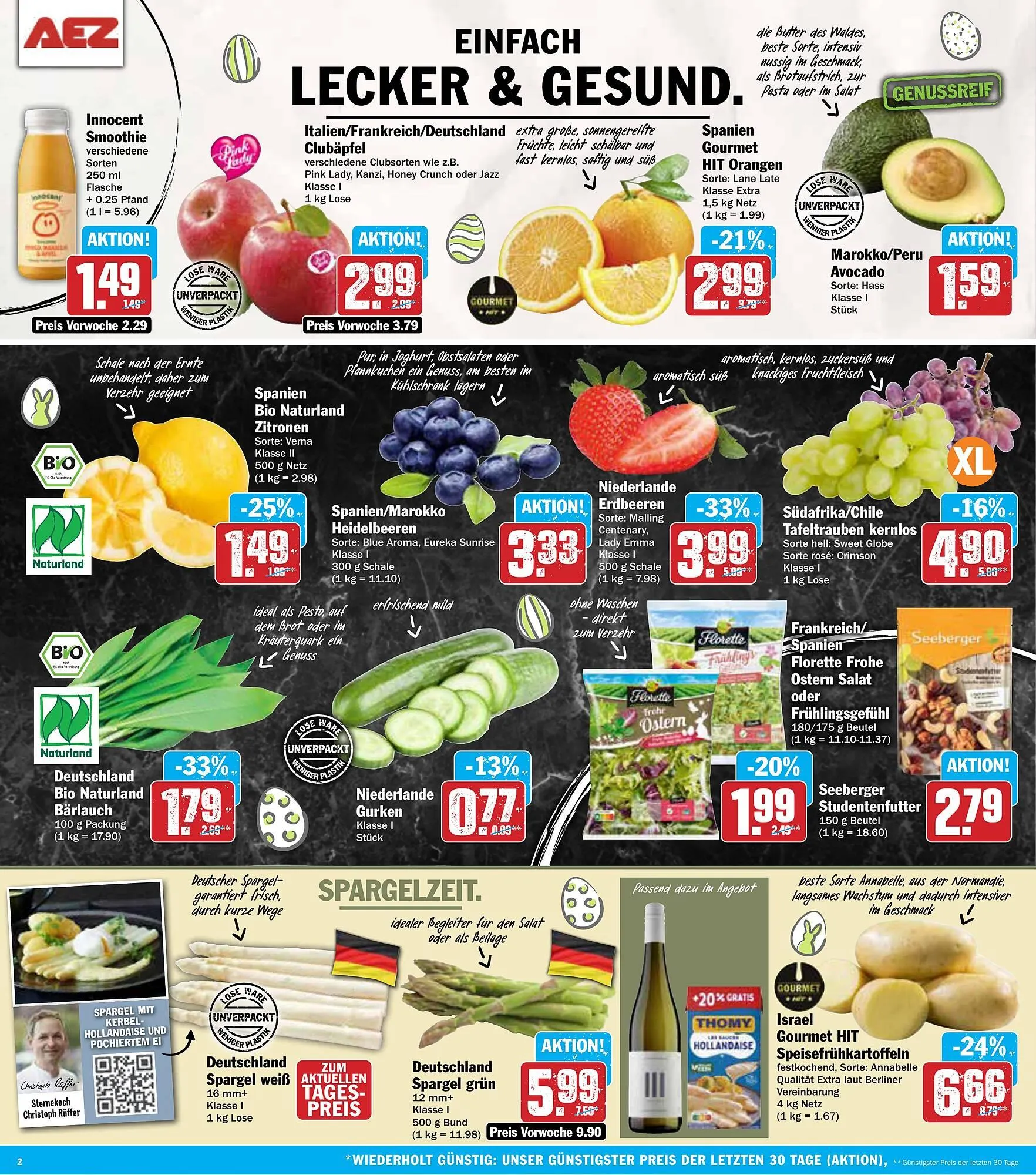 AEZ Prospekt von 14. April bis 19. April 2025 - Prospekt seite 2