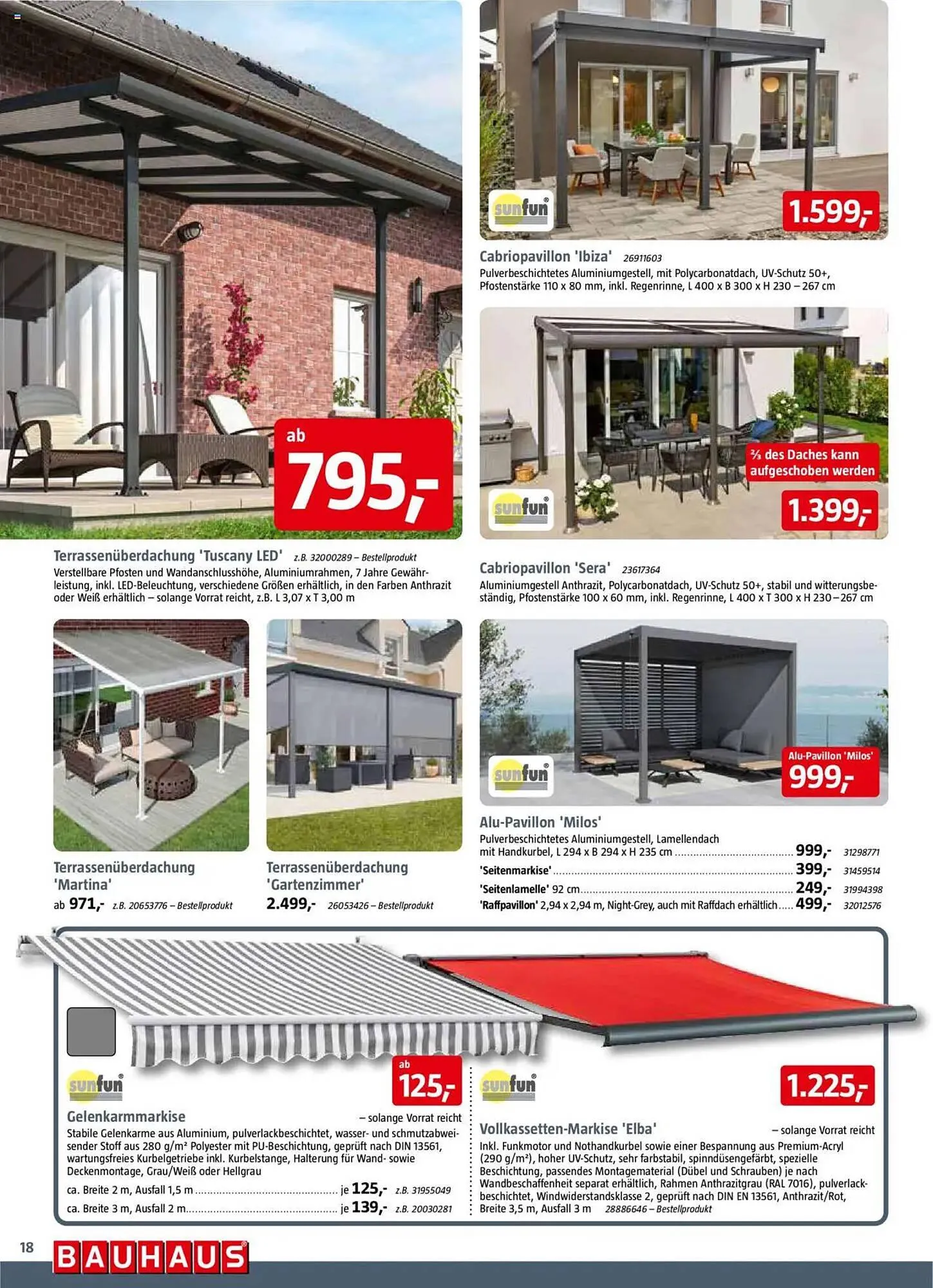 Bauhaus Prospekt von 29. März bis 3. Mai 2025 - Prospekt seite 18