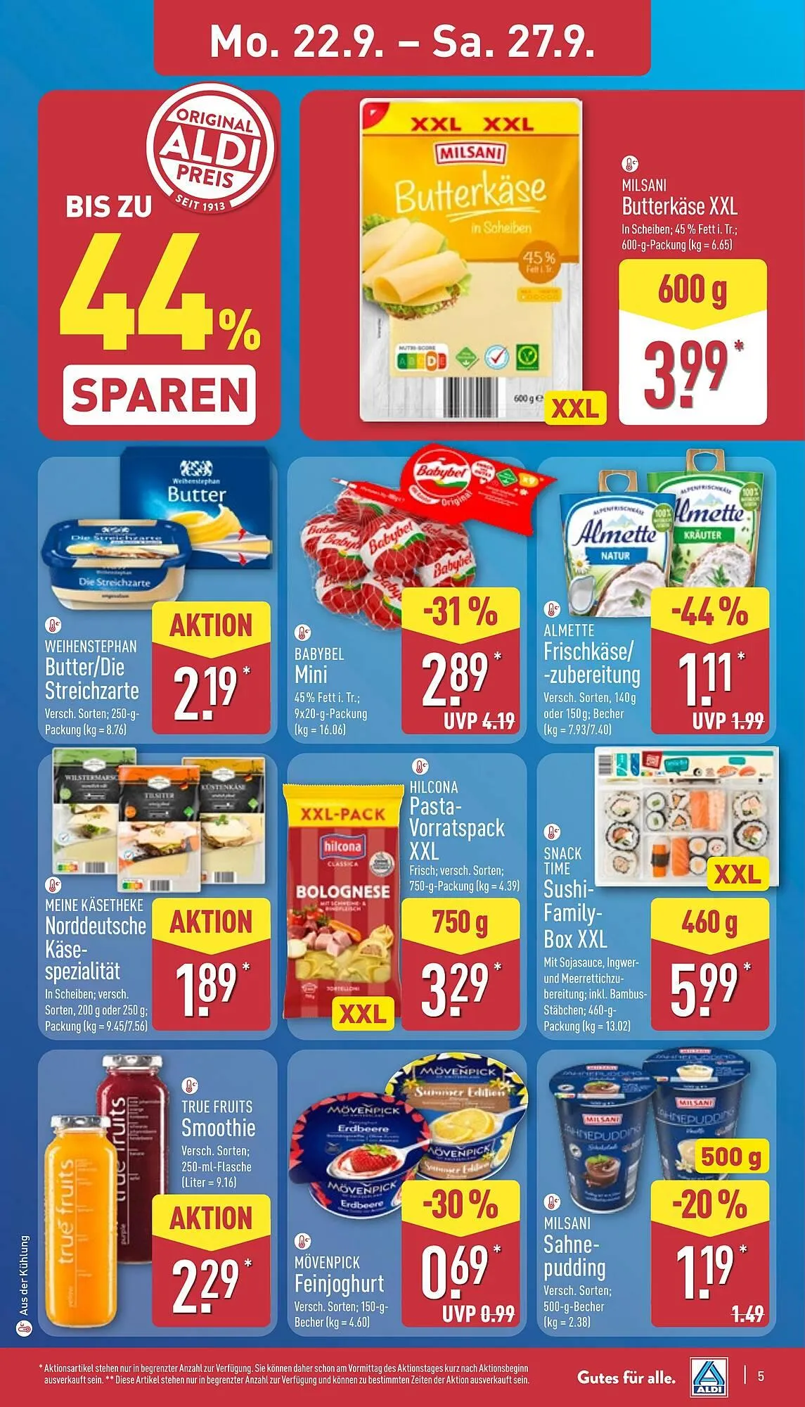Aldi Nord Prospekt von 22. September bis 27. September 2025 - Prospekt seite 9
