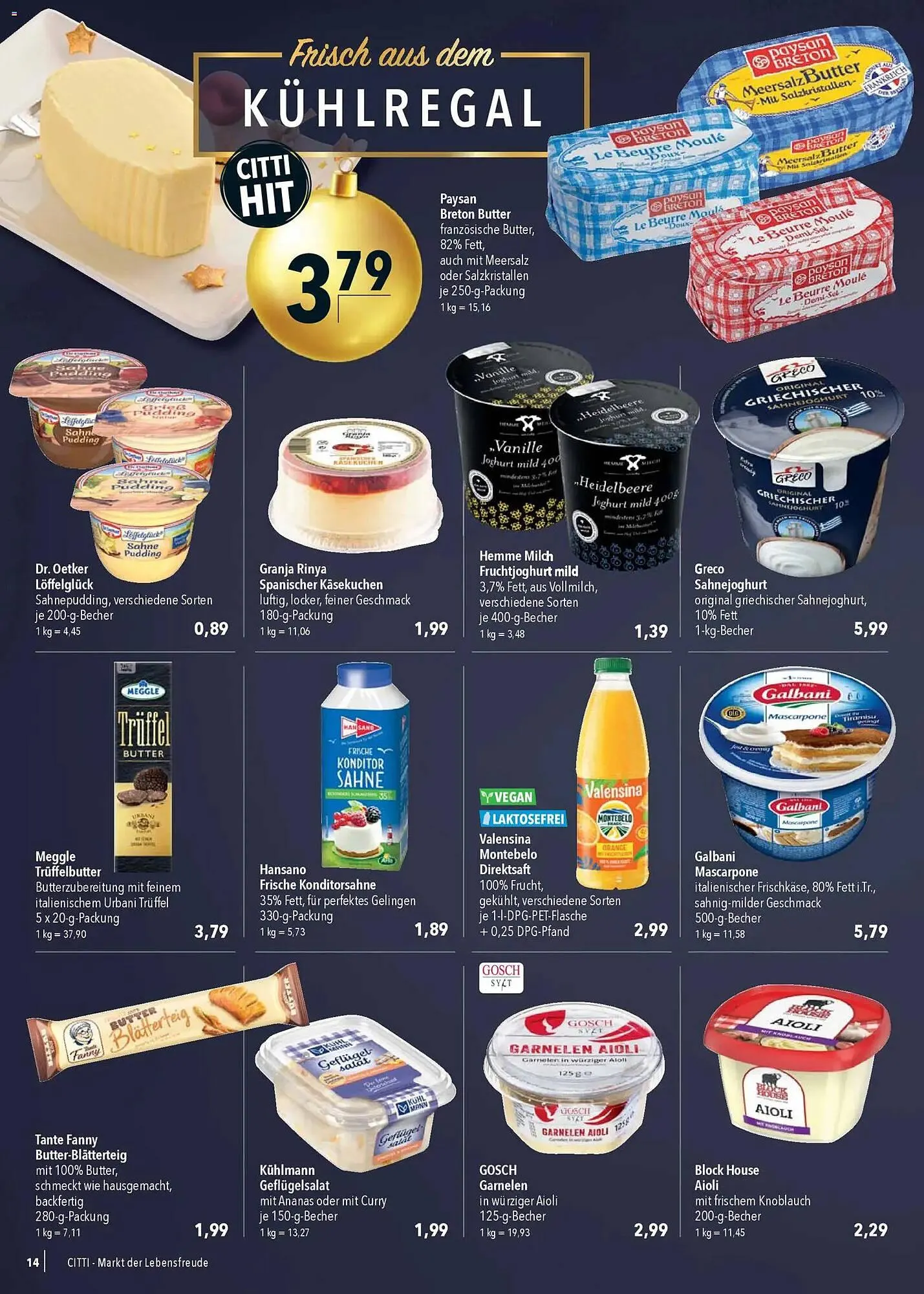 CITTI Markt Prospekt von 10. Dezember bis 16. Dezember 2025 - Prospekt seite 14