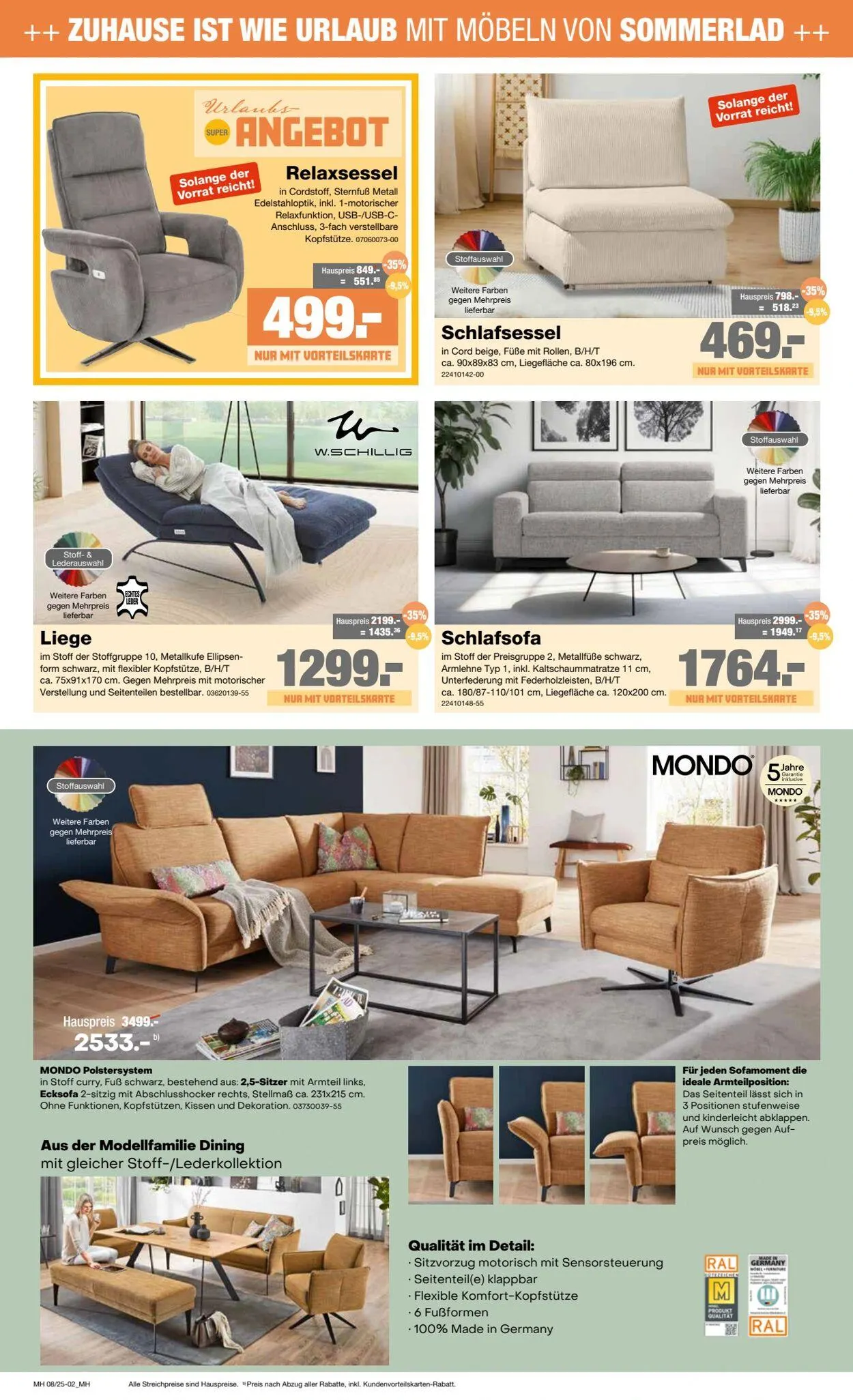 Sommerlad Aktueller Prospekt von 28. April bis 17. Mai 2025 - Prospekt seite 10