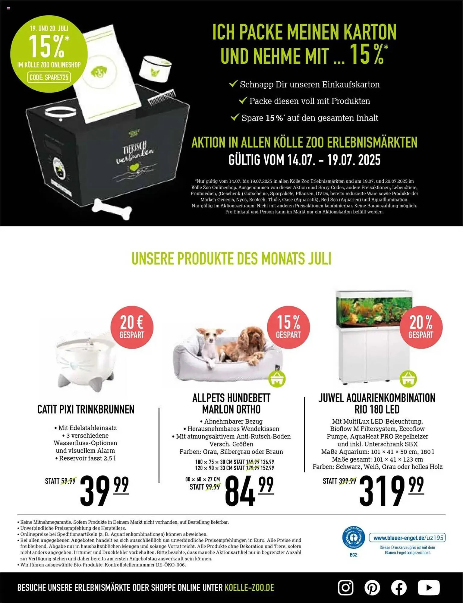 Kölle Zoo Prospekt von 3. Juli bis 9. Juli 2025 - Prospekt seite 20