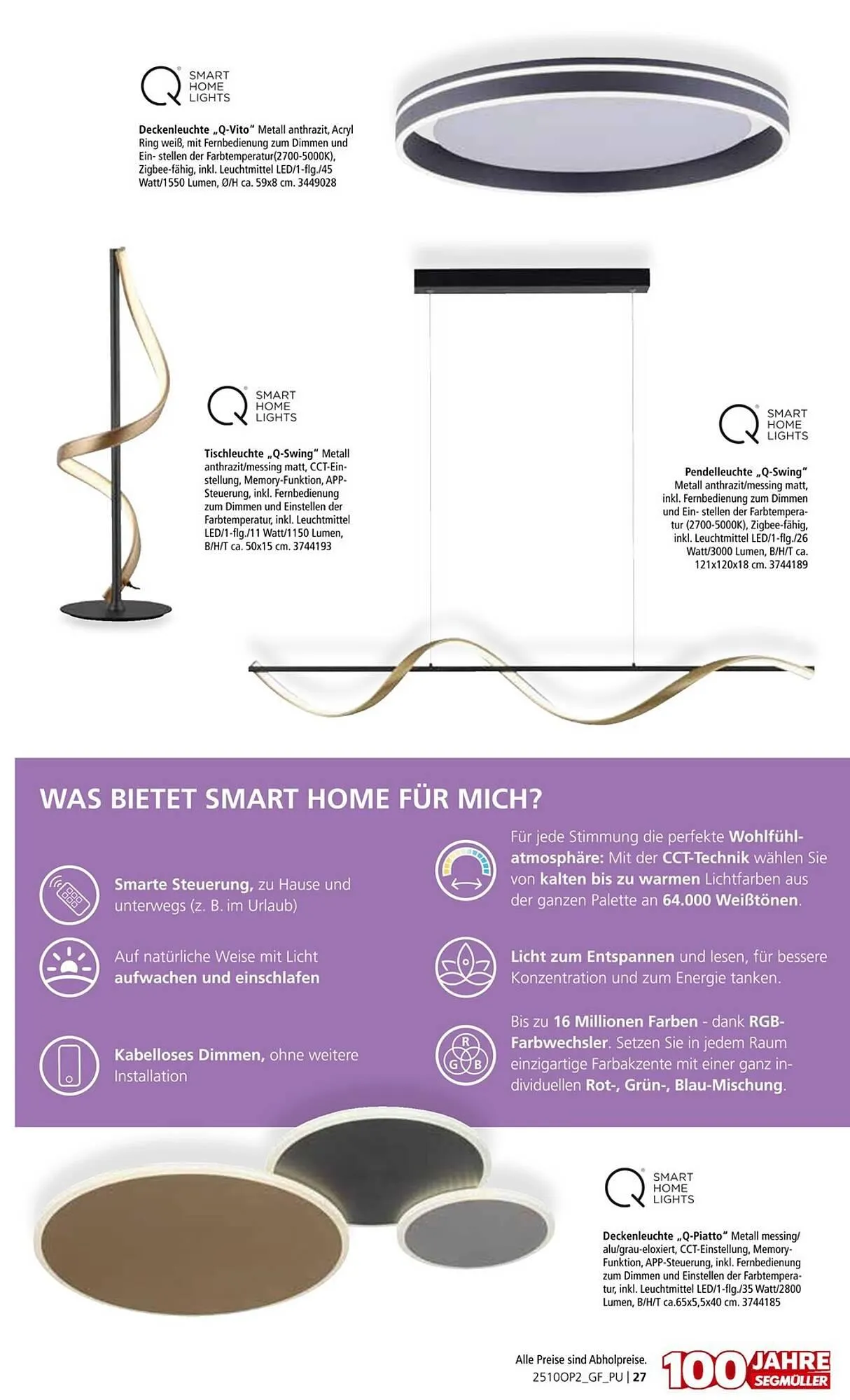 Segmüller Prospekt von 29. September bis 4. Januar 2026 - Prospekt seite 27