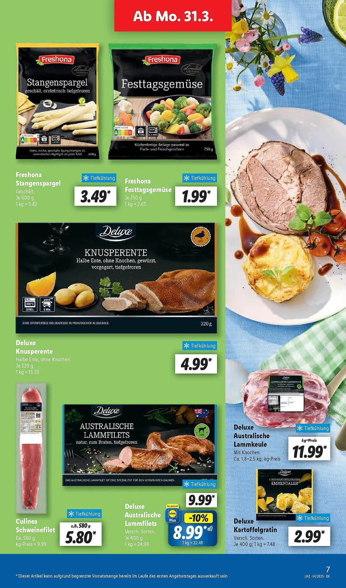 Lidl Prospekt von 31. März bis 5. April 2025 - Prospekt seite 7