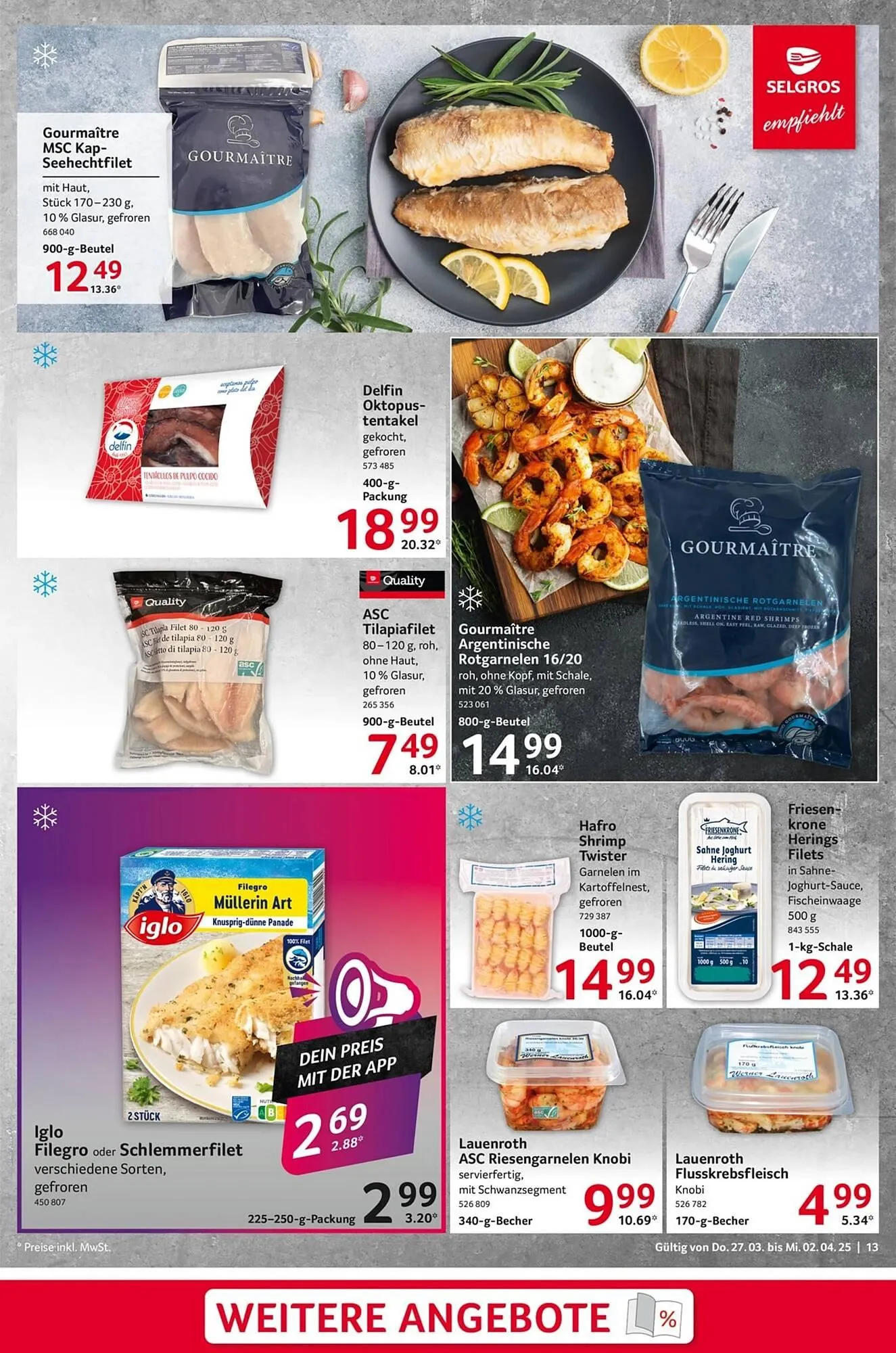 Selgros Prospekt von 27. März bis 3. April 2025 - Prospekt seite 13