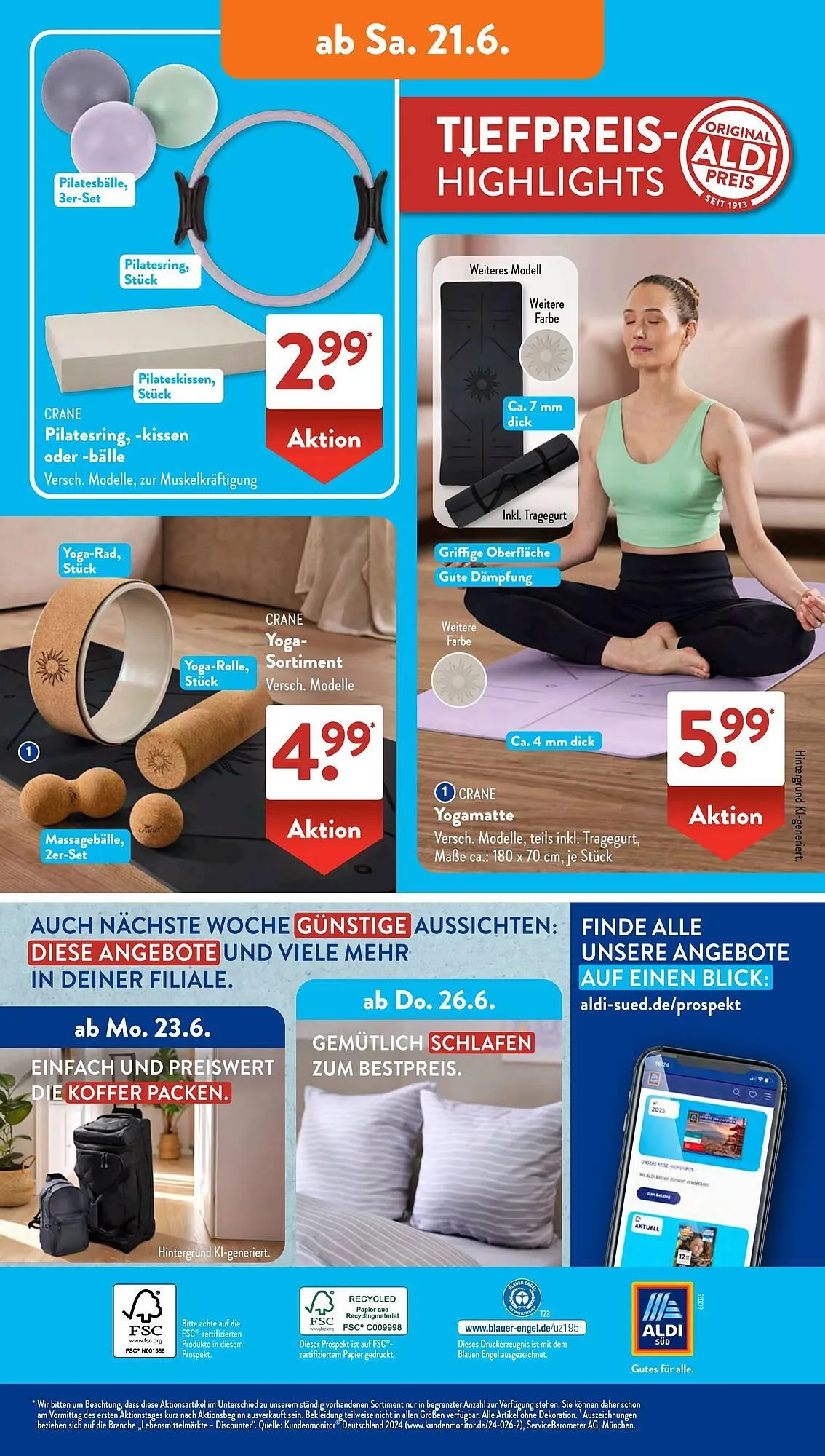 Aldi Süd Prospekt von 16. Juni bis 22. Juni 2025 - Prospekt seite 18