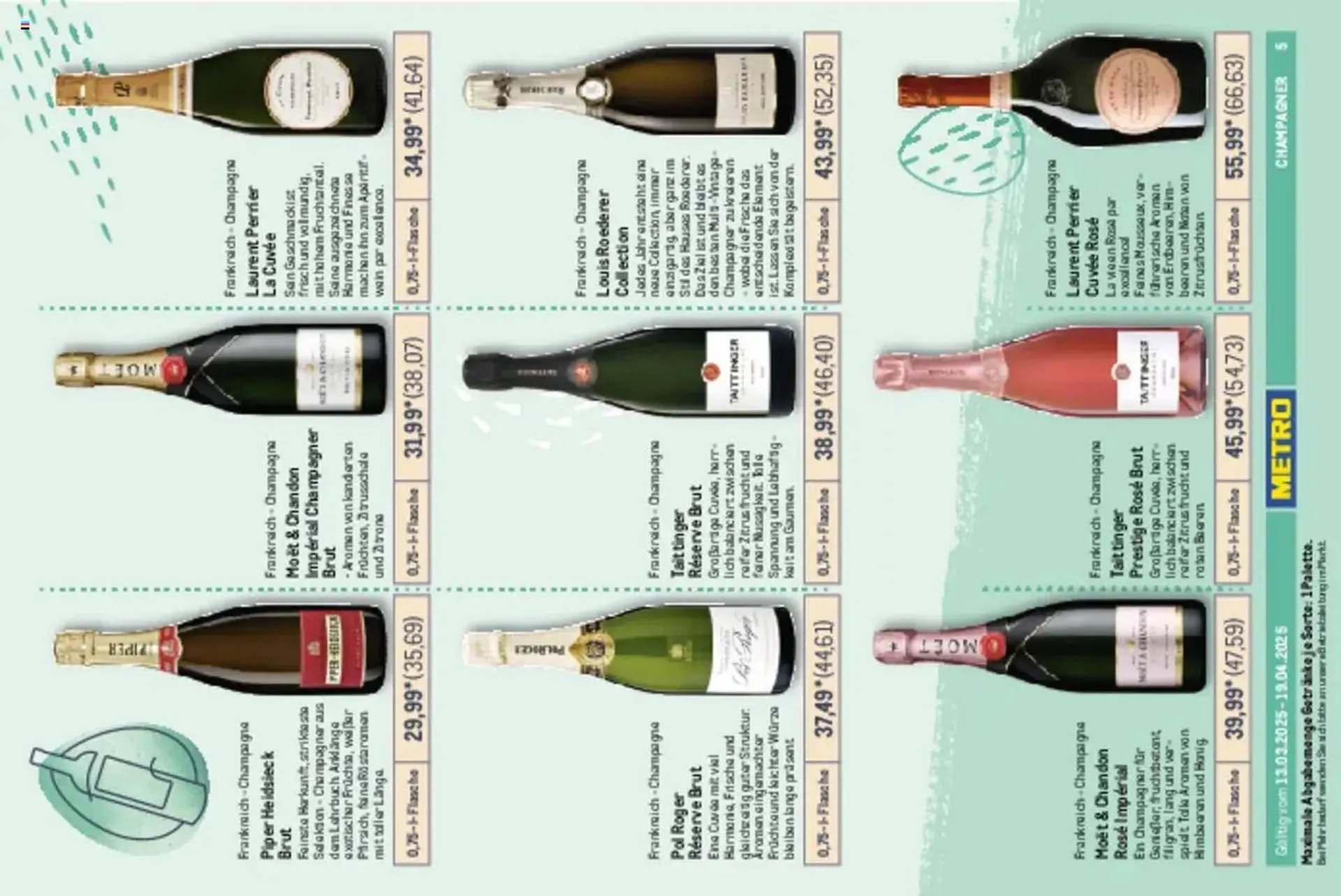 METRO Prospekt von 13. März bis 19. April 2025 - Prospekt seite 5