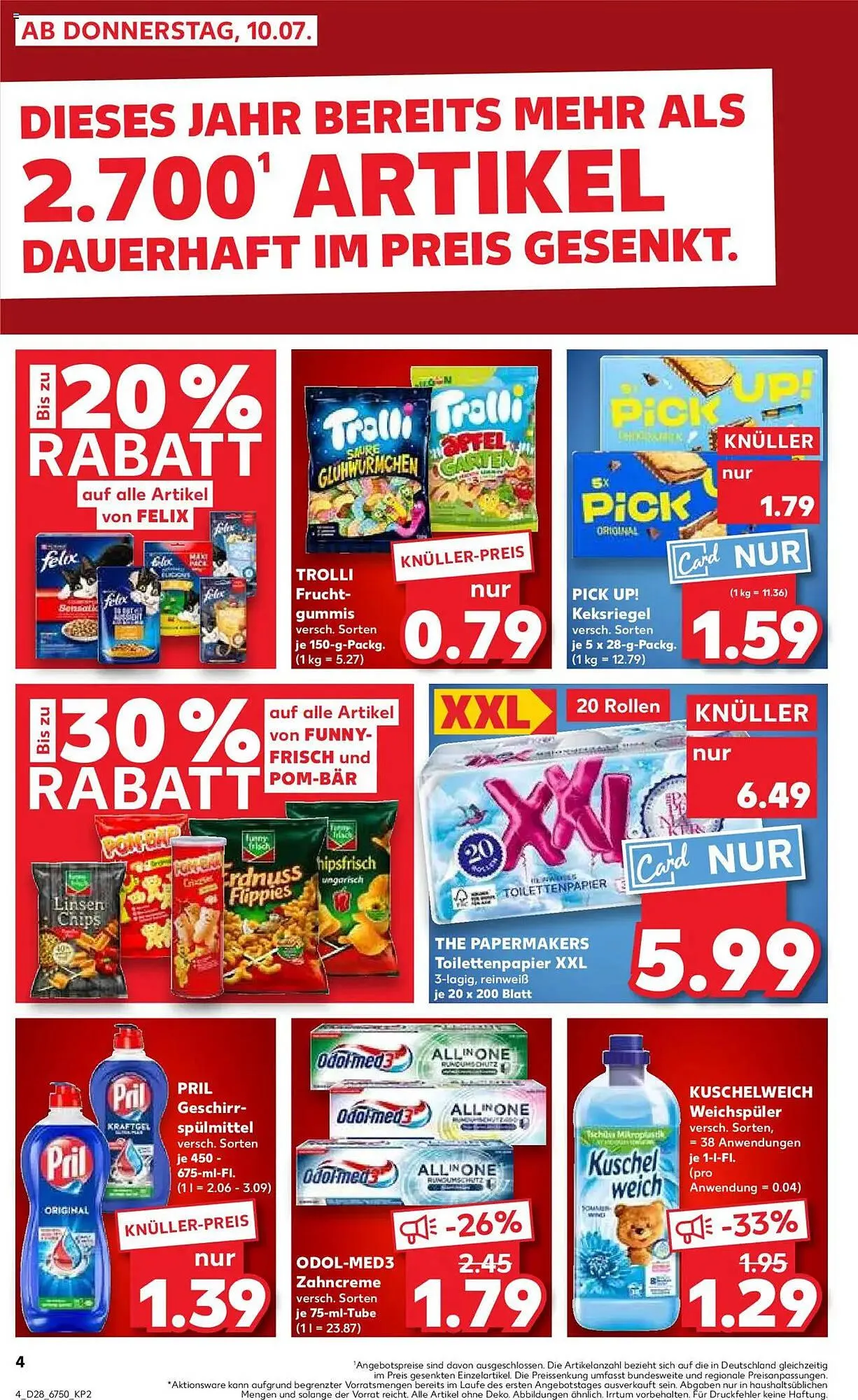 Kaufland Prospekt von 10. Juli bis 16. Juli 2025 - Prospekt seite 4